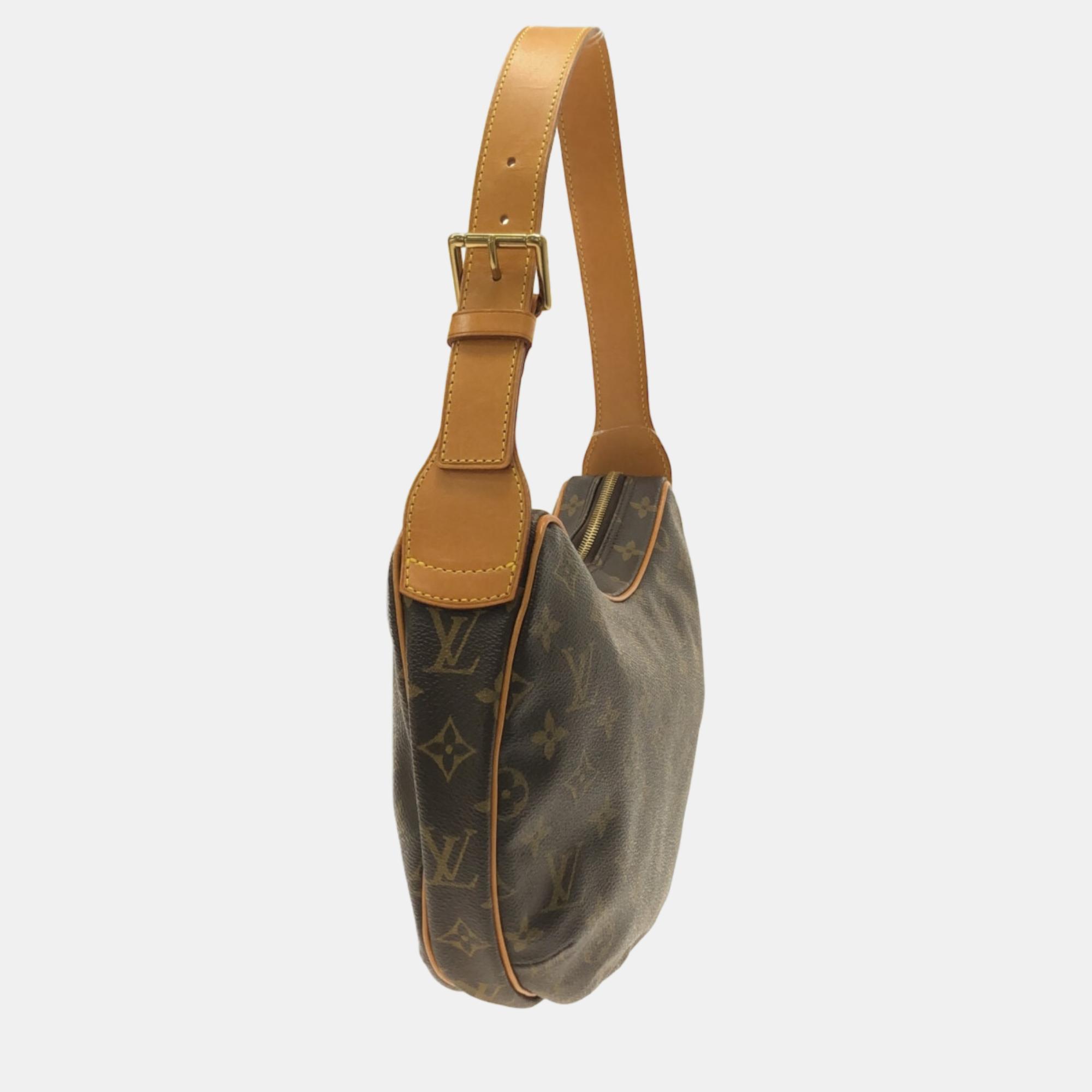 

Louis Vuitton Brown Canvas Croissant handbag