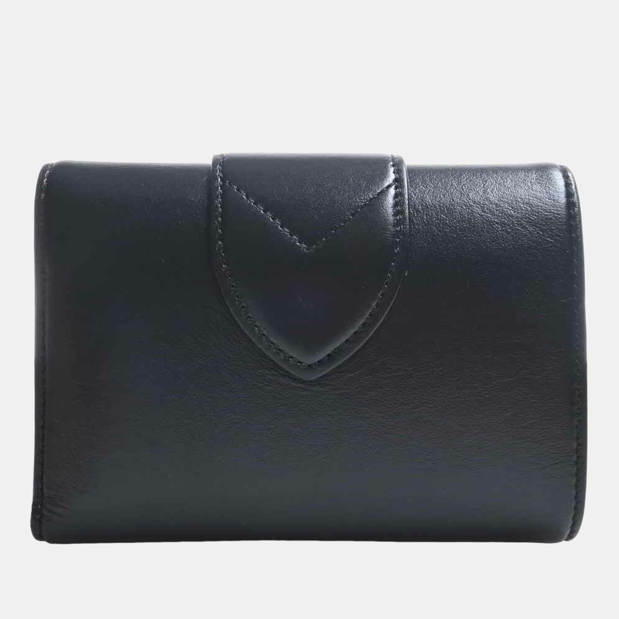 

Louis Vuitton Black Leather LV Pont 9 Compact Wallet