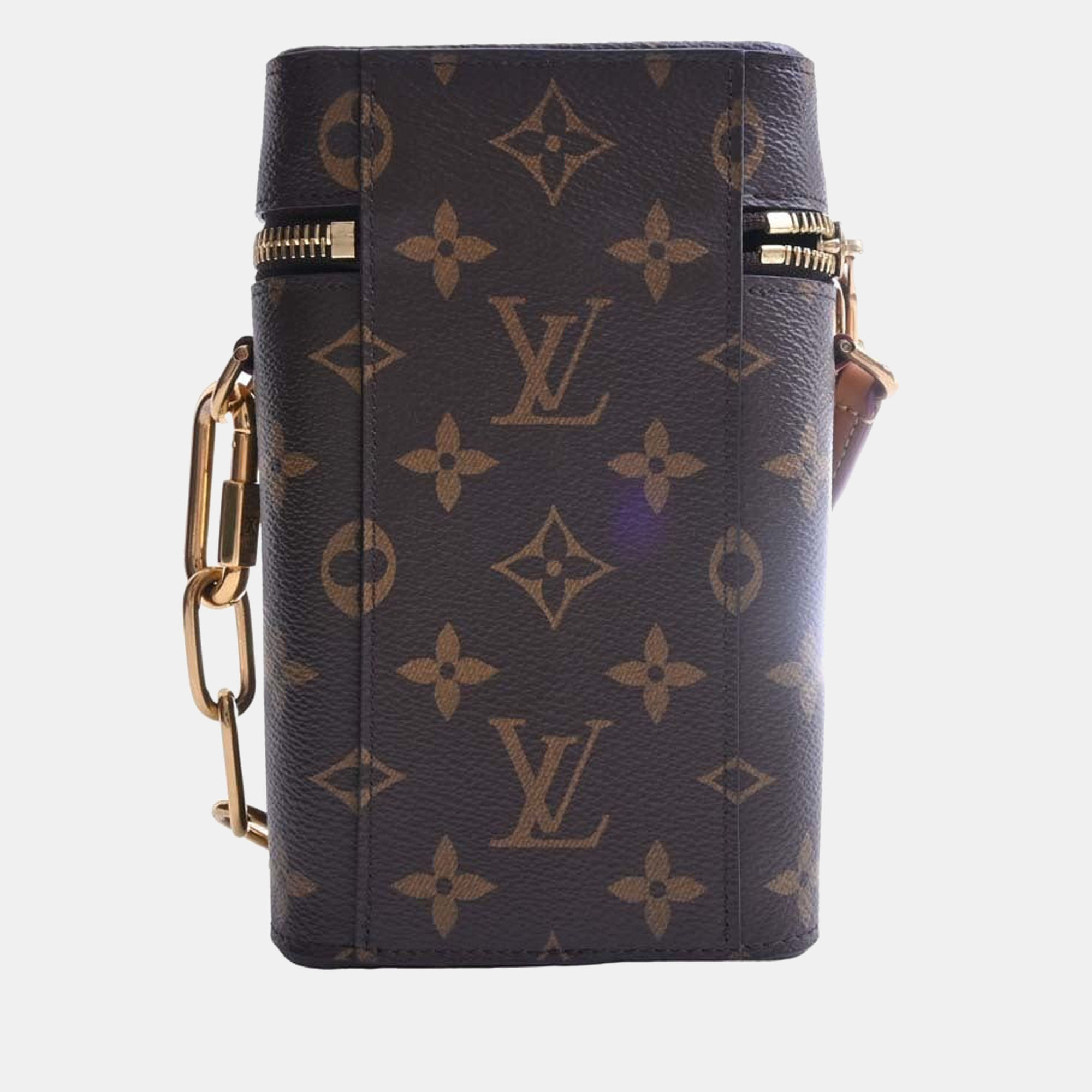 

Louis Vuitton Brown Monogram Canvas Phone Box Shoulder Bag