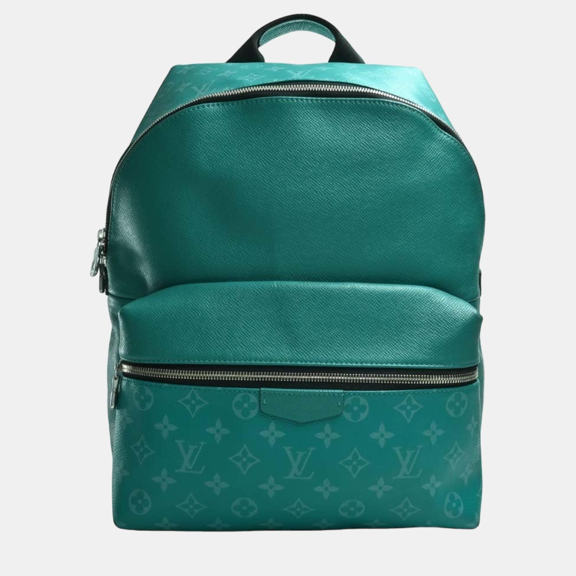 LOUIS VUITTON Monogram Taigarama Discovery Backpack