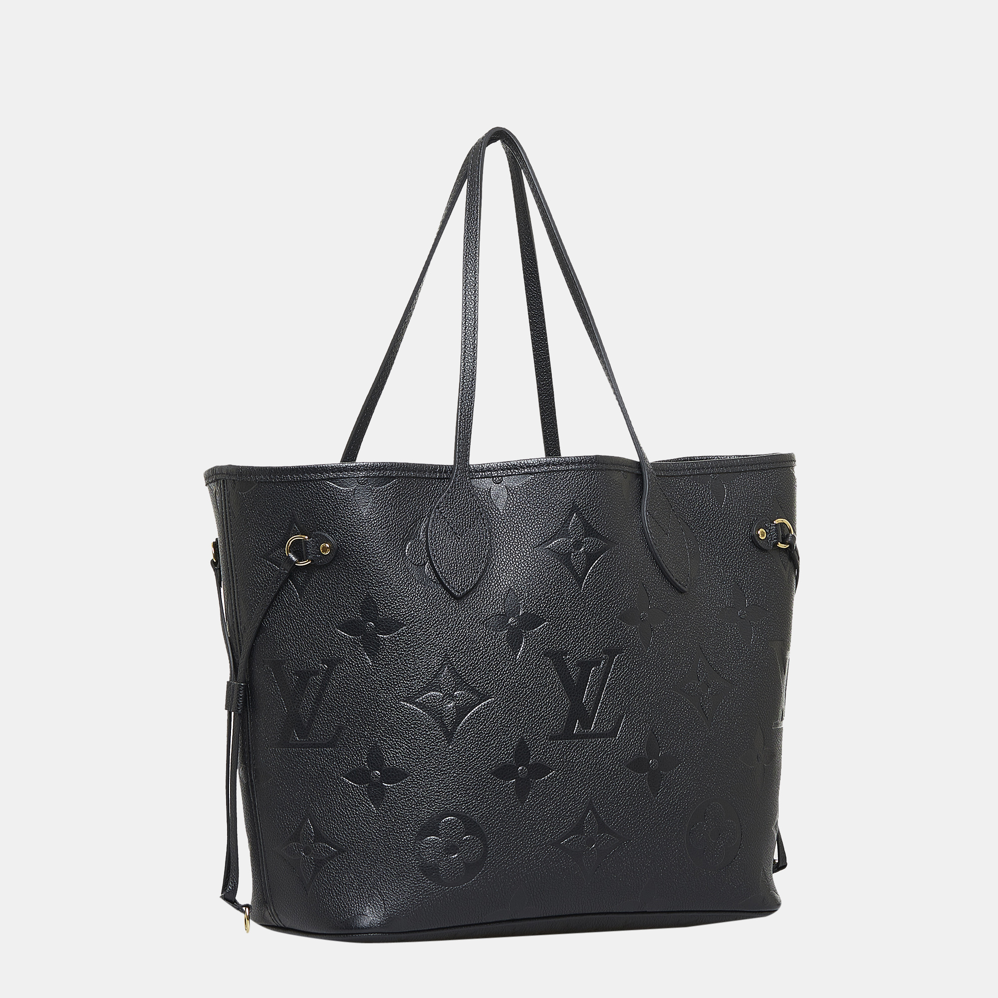 

Louis Vuitton Black Monogram Empreinte Neverfull MM