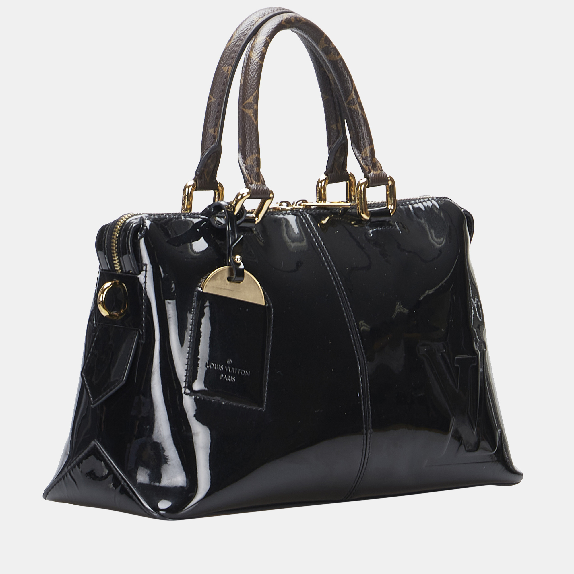 

Louis Vuitton Black Vernis Miroir Tote