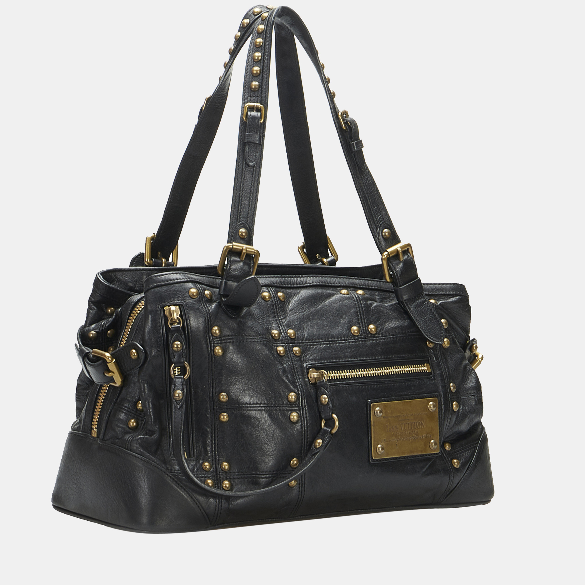 

Louis Vuitton Black Sac Riveting