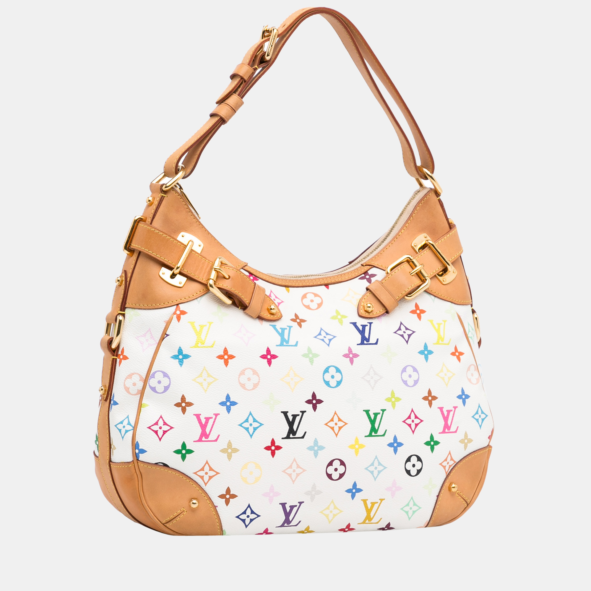 

Louis Vuitton Multicolor/White Monogram Multicolore Greta