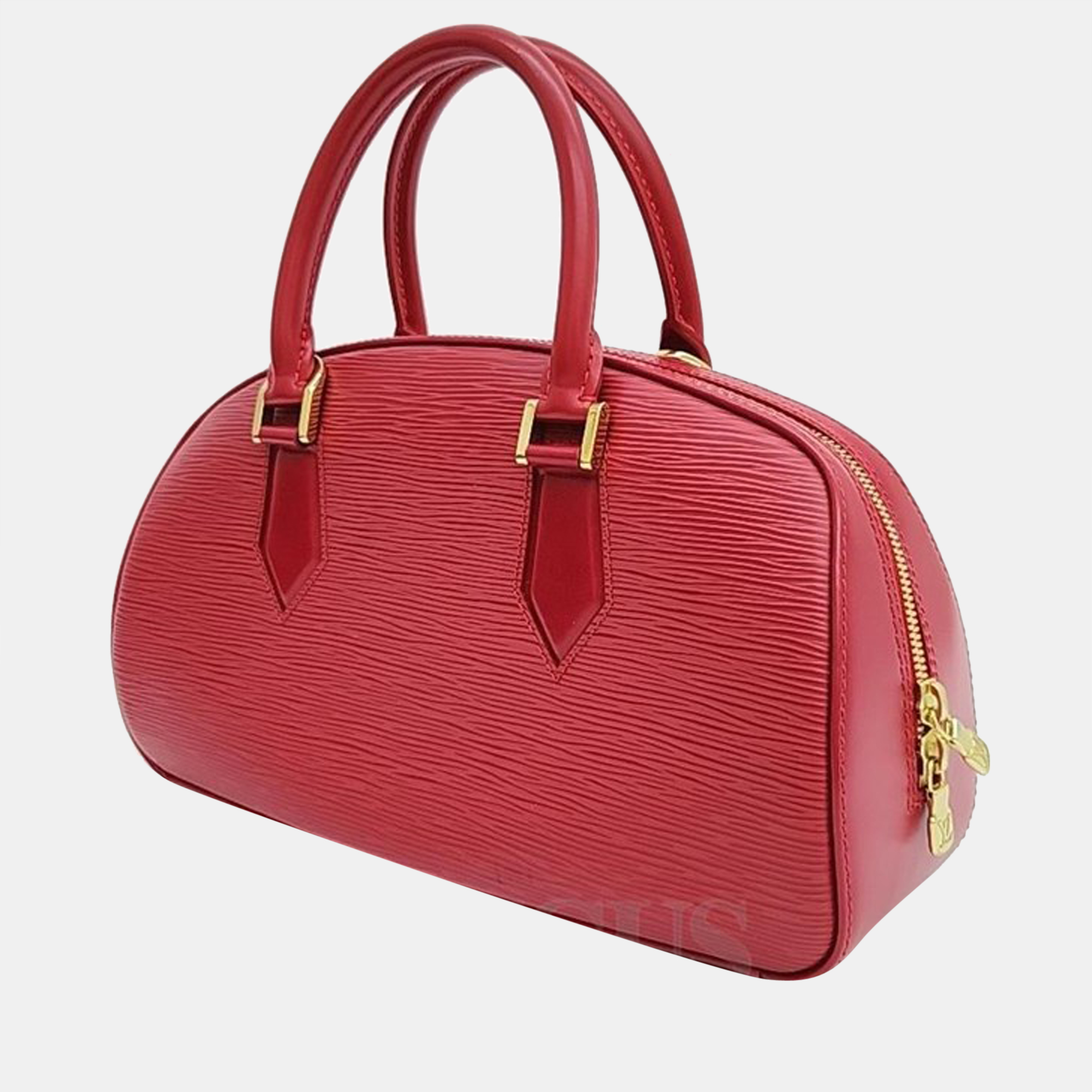 

Louis Vuitton Red Epi Leather Jasmin Satchel Bag