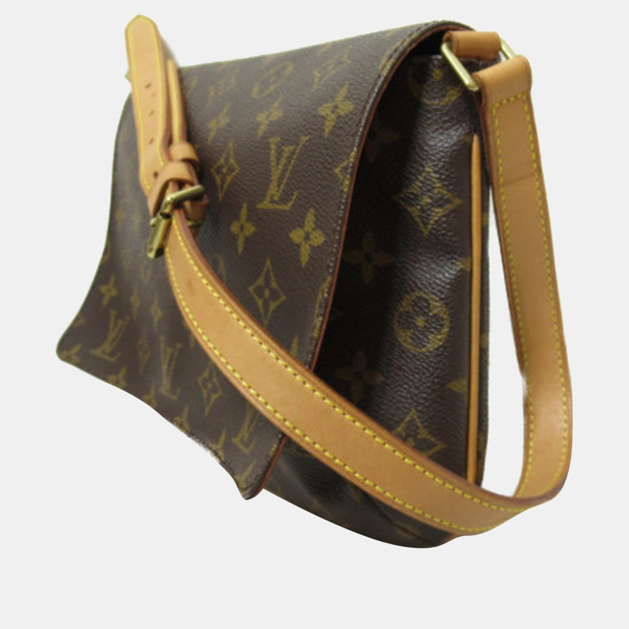 

Louis Vuitton Brown Canvas Monogram Musette Tango Short Strap Shoulder Bag
