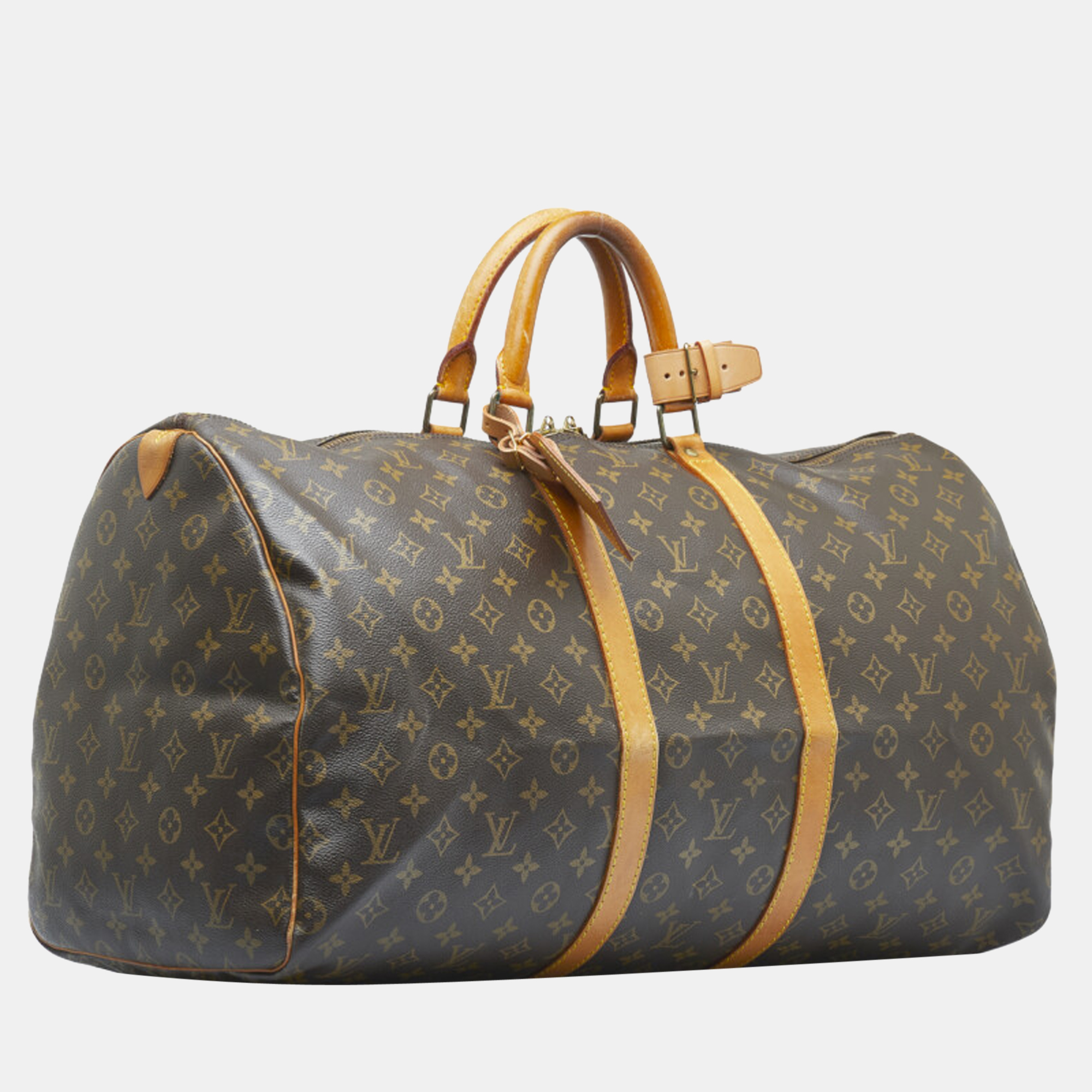 

Louis Vuitton Brown Canvas Monogram Keepall 55 Travel Bag