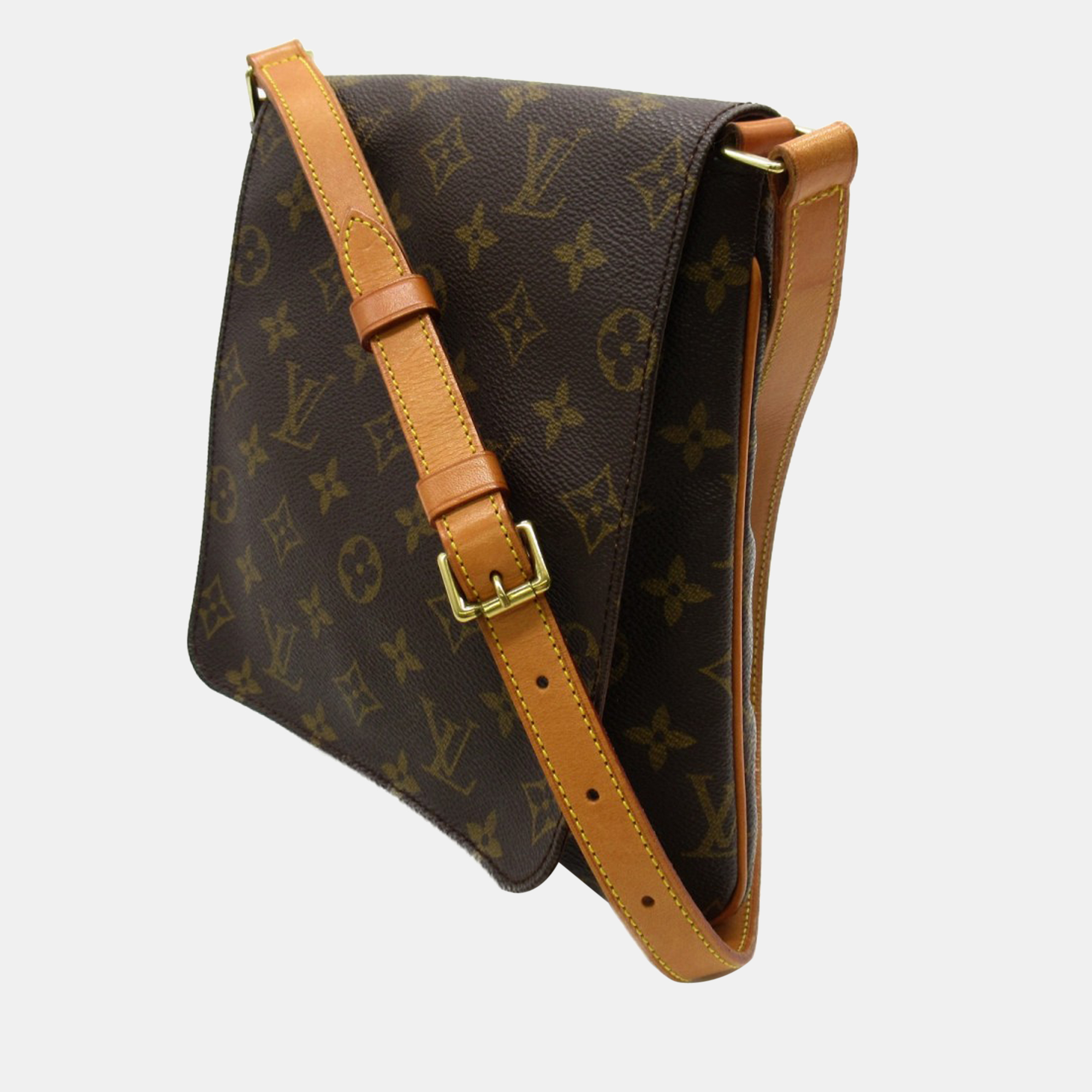 

Louis Vuitton Brown Canvas Monogram Musette Salsa Short Strap Shoulder Bag