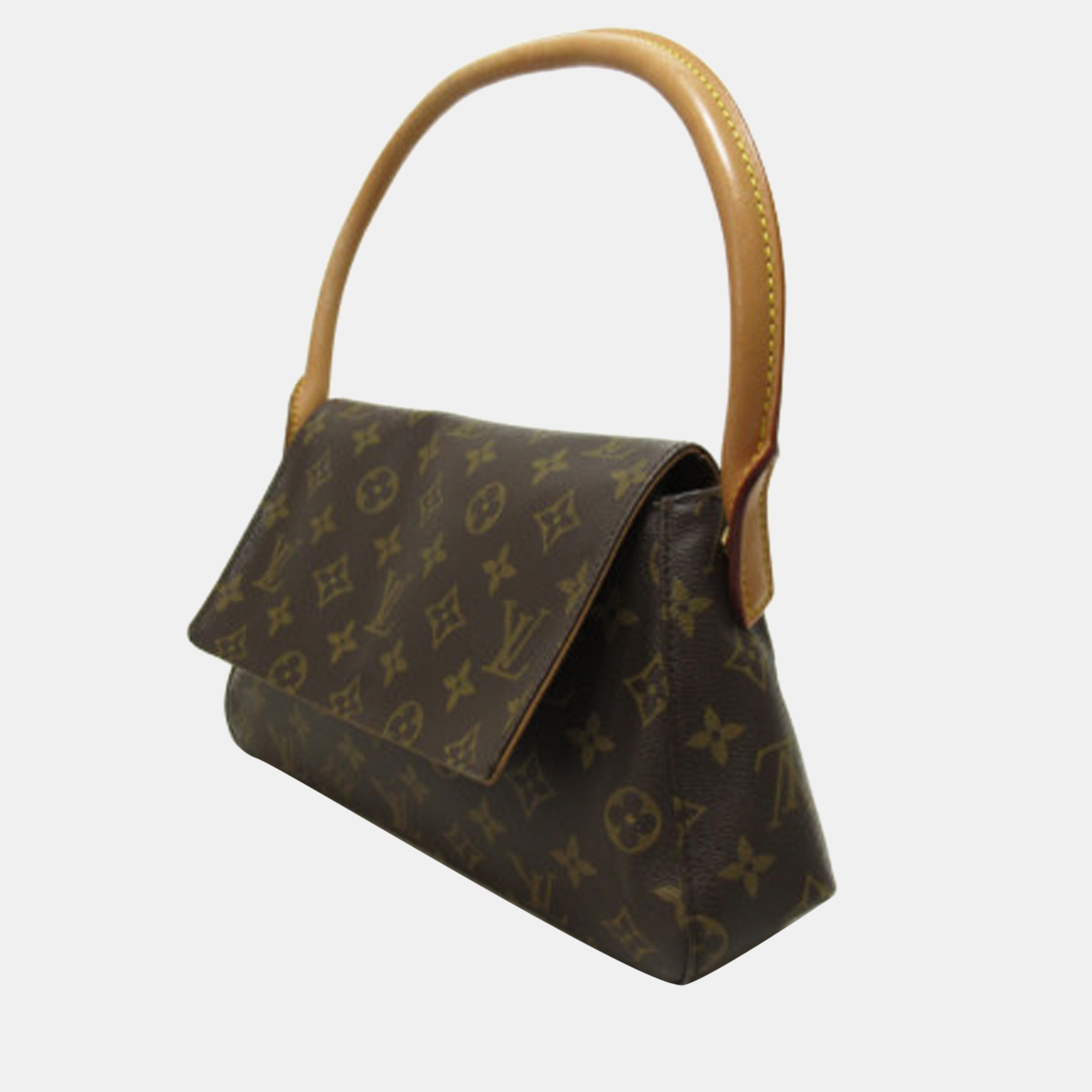 

Louis Vuitton Brown Canvas Monogram Mini Looping Shoulder Bag