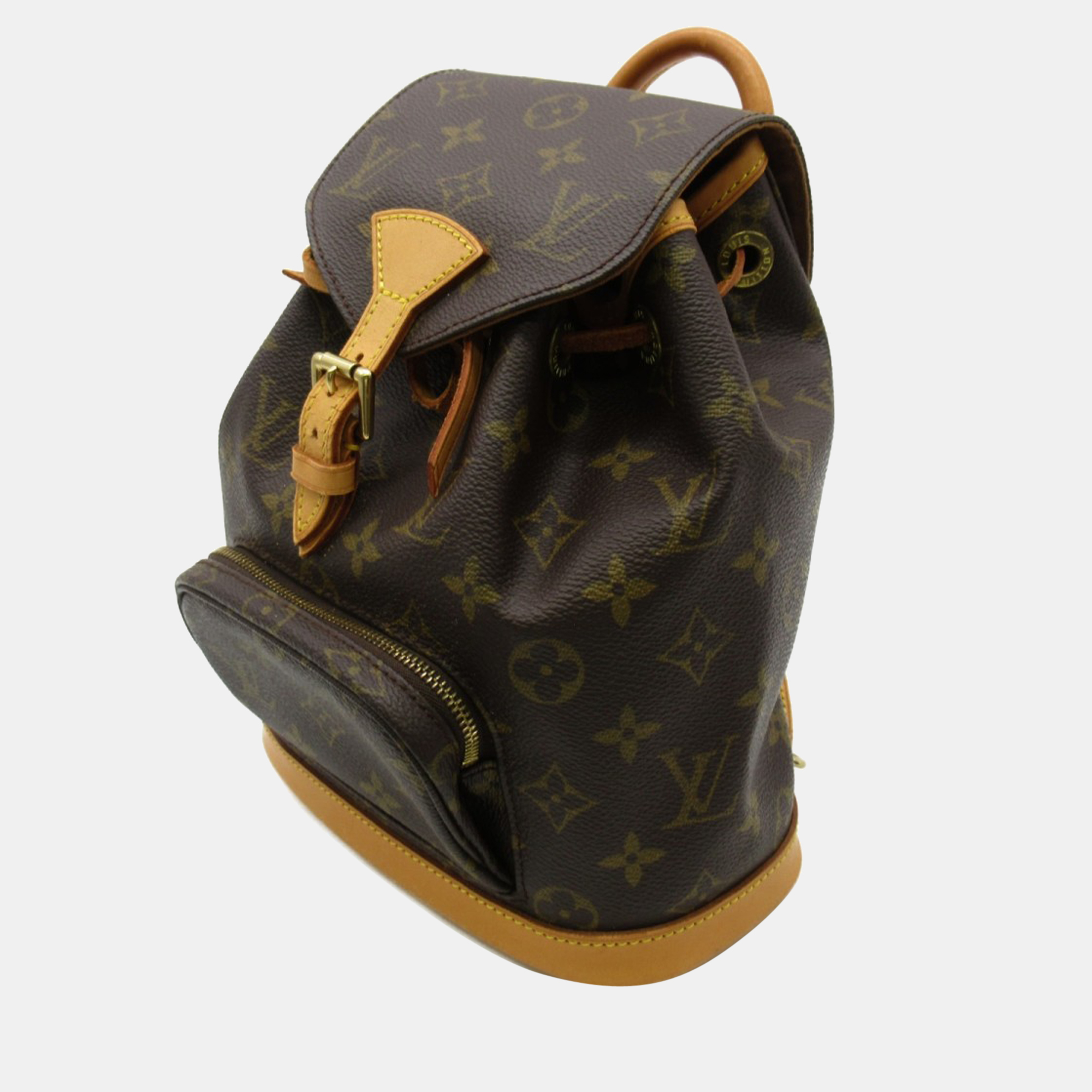 

Louis Vuitton Brown Canvas Monogram Montsouris PM Backpack