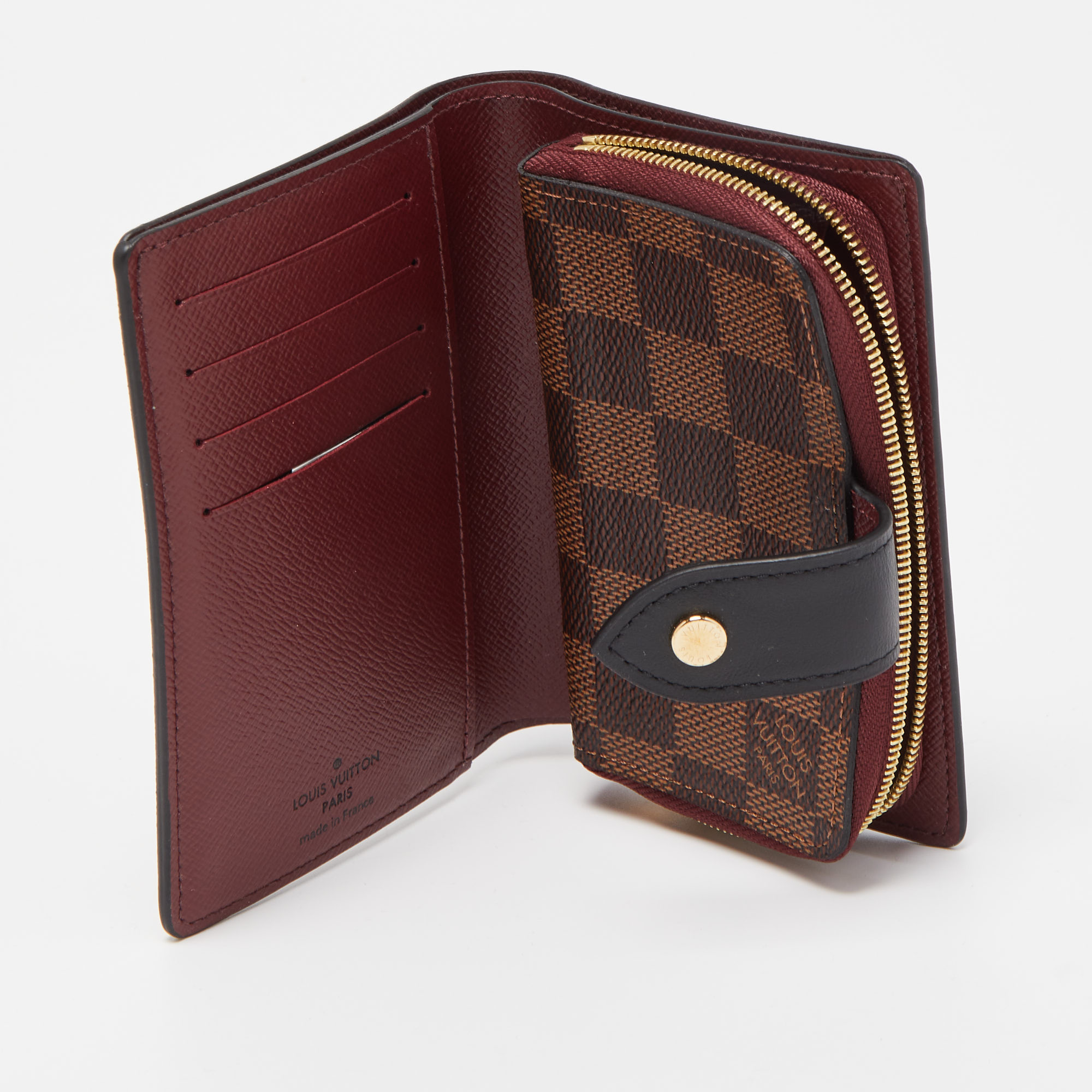 

Louis Vuitton Damier Ebene Canvas Juliette Wallet, Multicolor