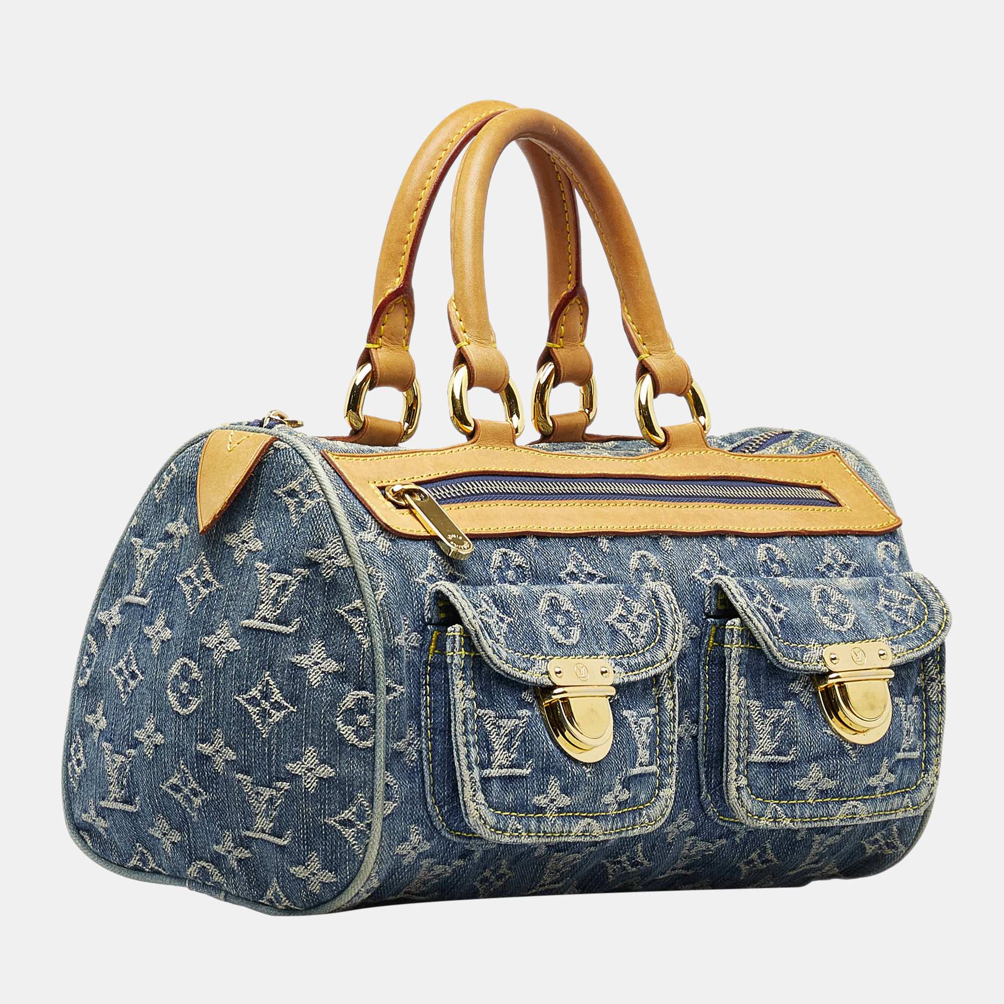 

Louis Vuitton Blue Monogram Denim Neo Speedy 30