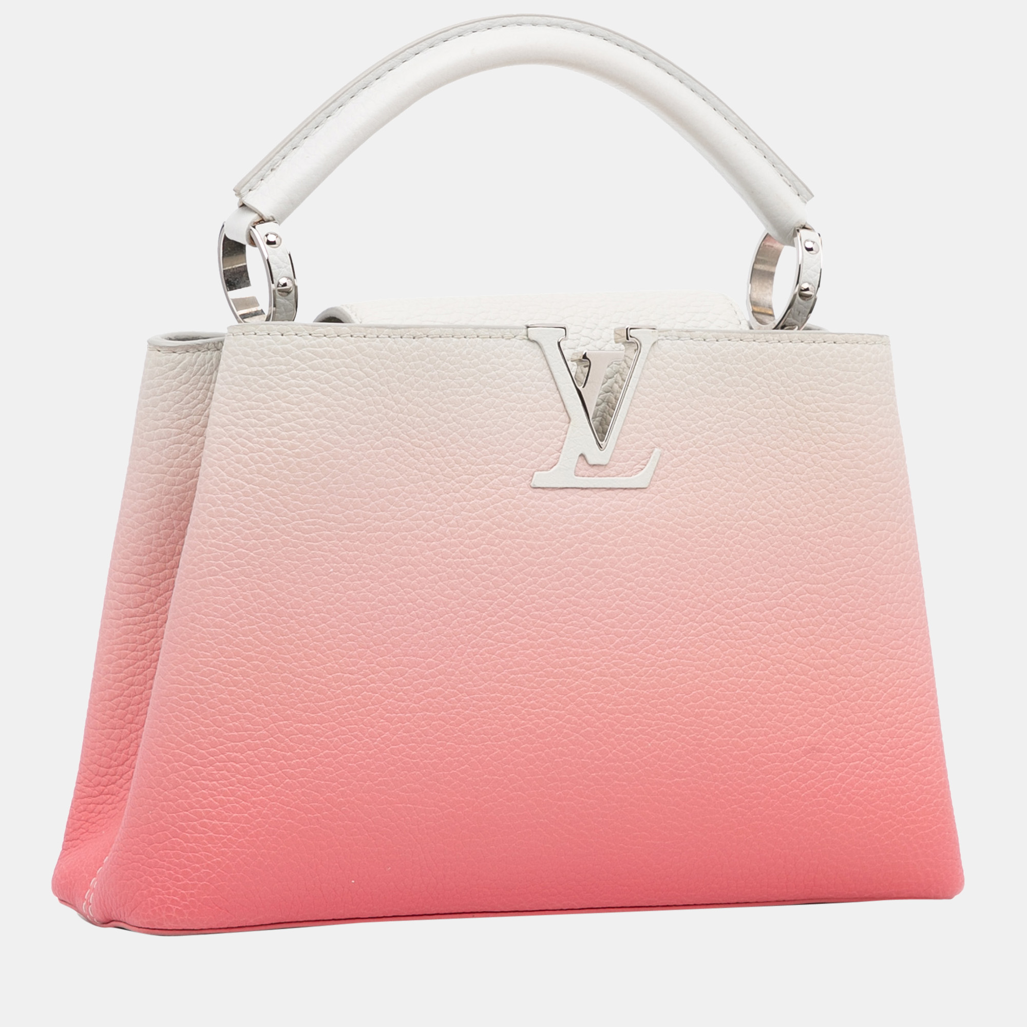 

Louis Vuitton Pink/White Ombre Capucines BB