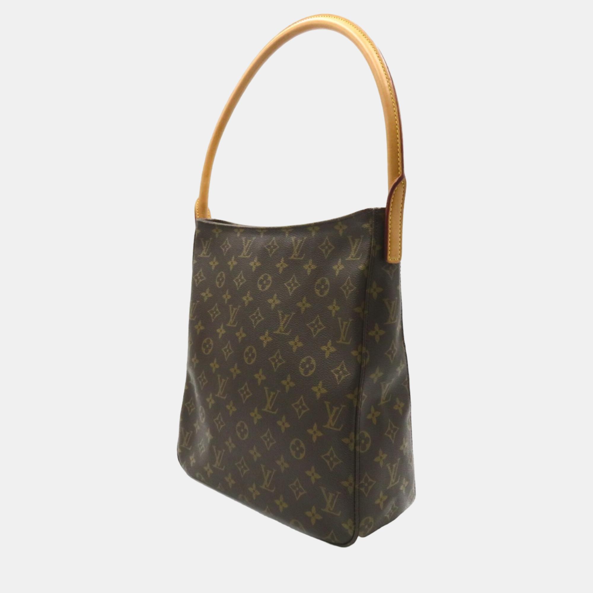 

Louis Vuitton Brown Canvas Monogram Looping GM Shoulder Bag