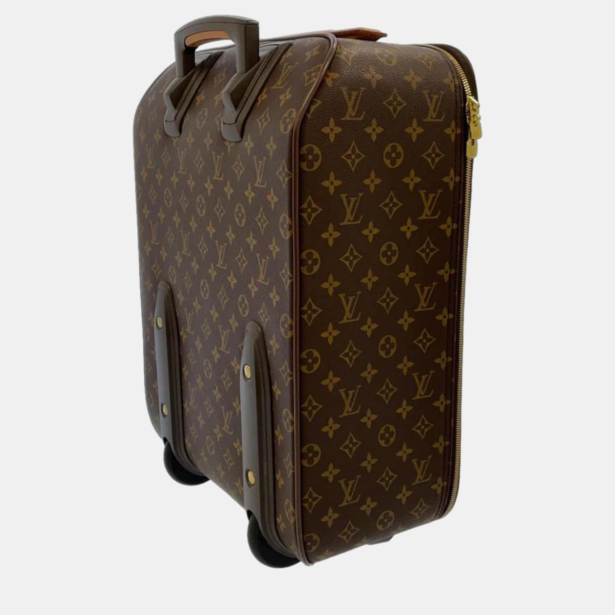 

Louis Vuitton Brown Monogram Canvas Pegase 45 Suitcase