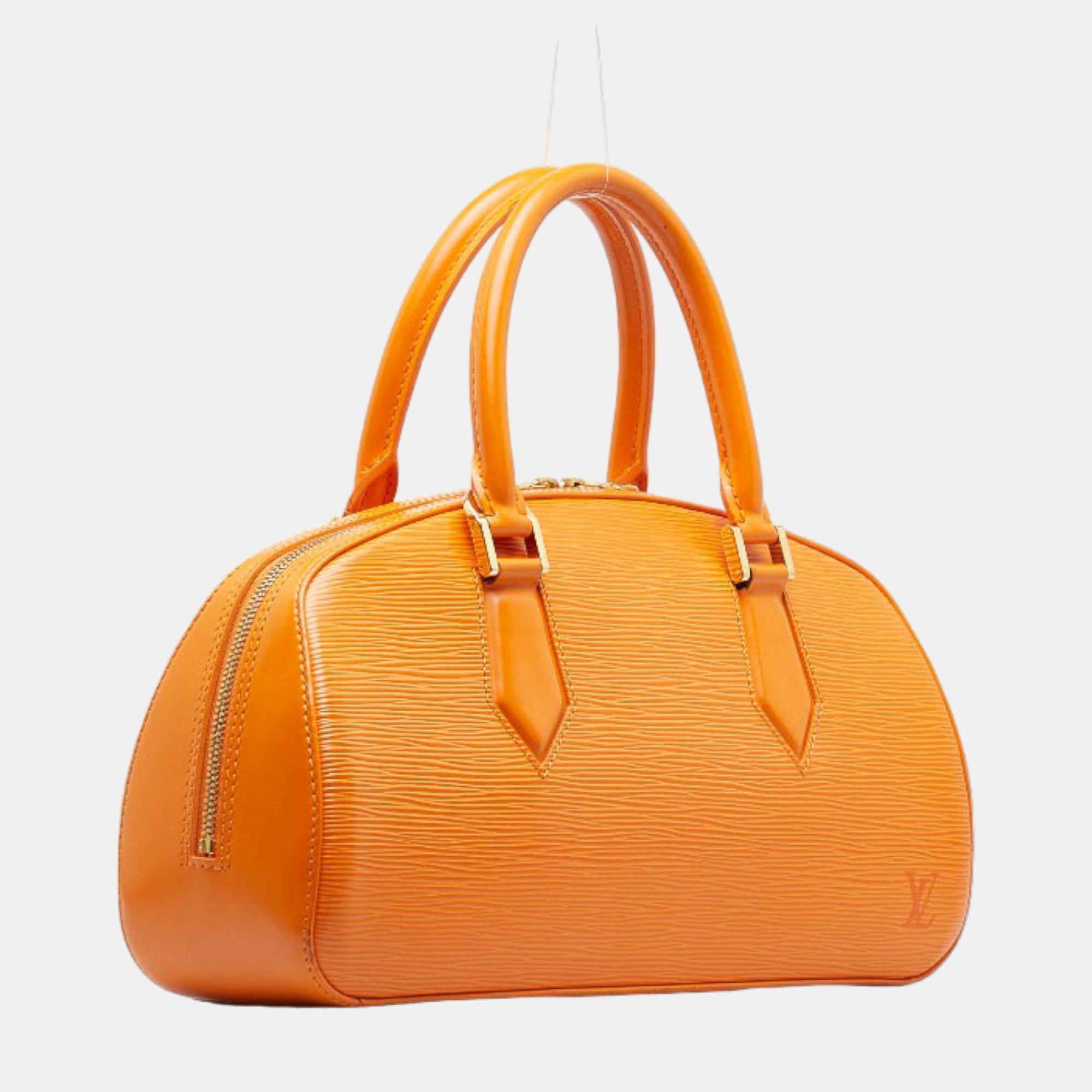 

Louis Vuitton Orange Epi Jasmine Bag