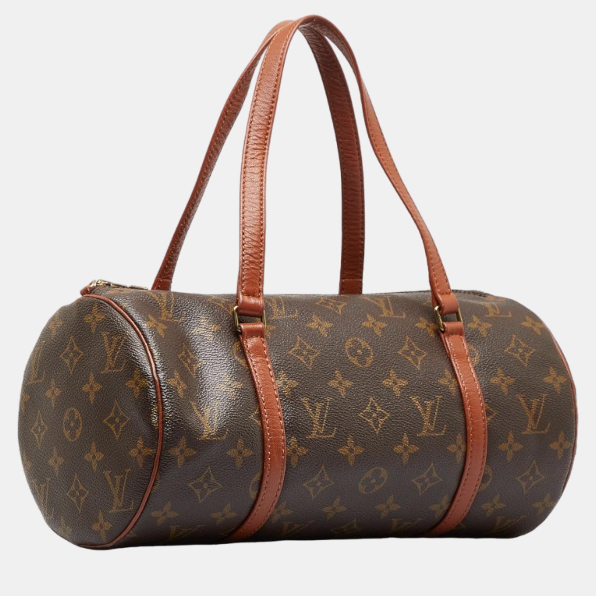 

Louis Vuitton Brown Canvas Monogram Papillon 30 with Pouch