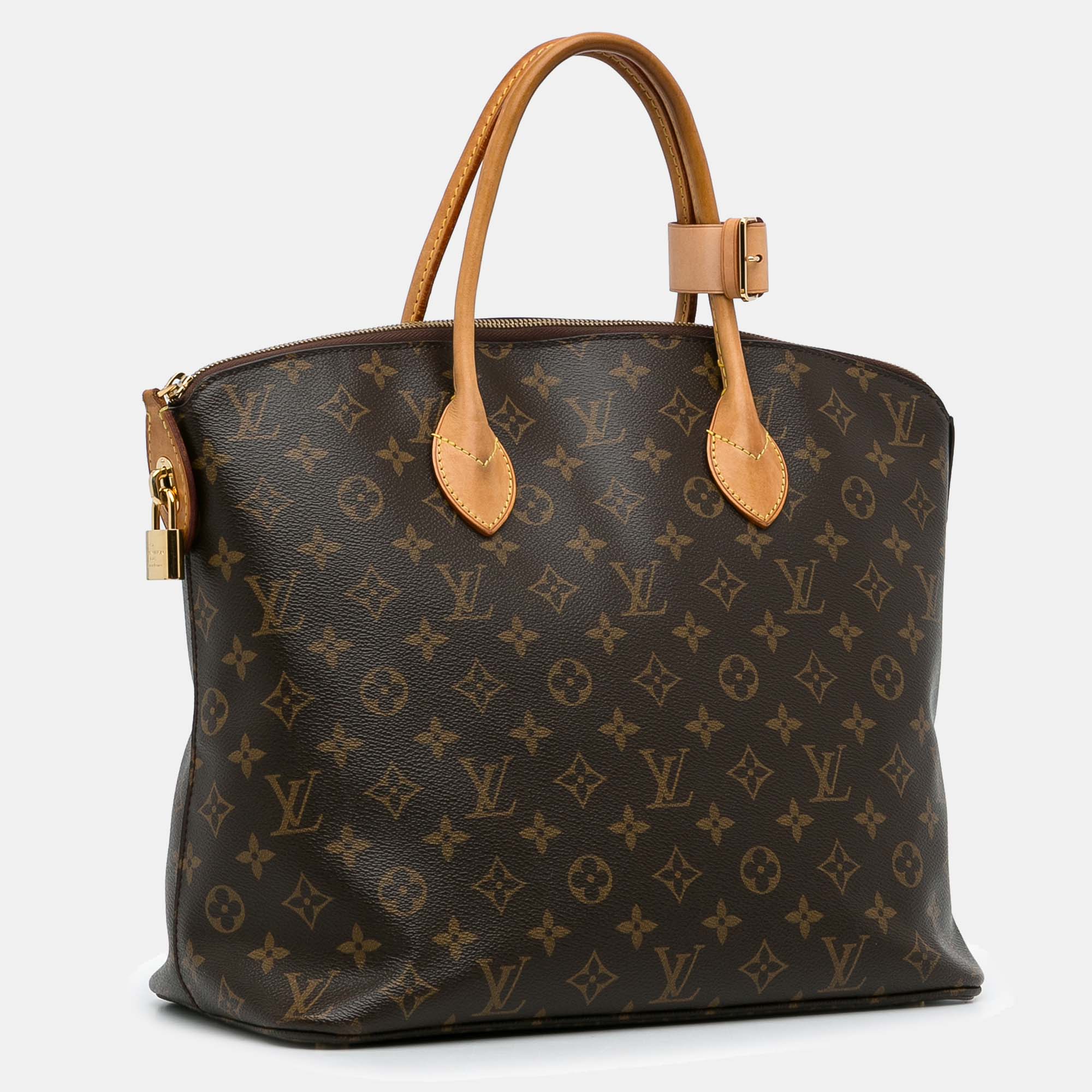 

Louis Vuitton Monogram Lockit MM, Brown