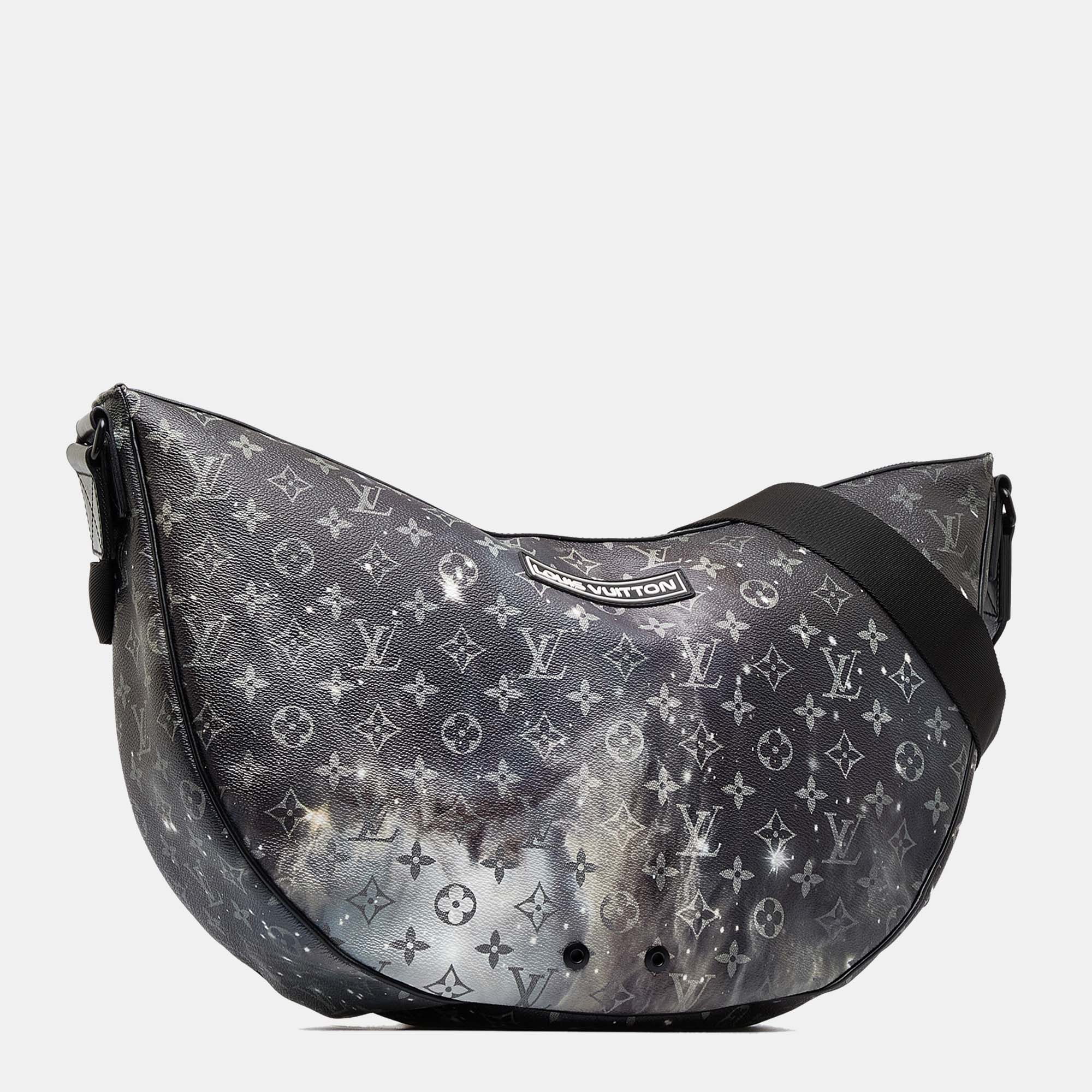 

Louis Vuitton Monogram Galaxy Alpha Hobo, Black