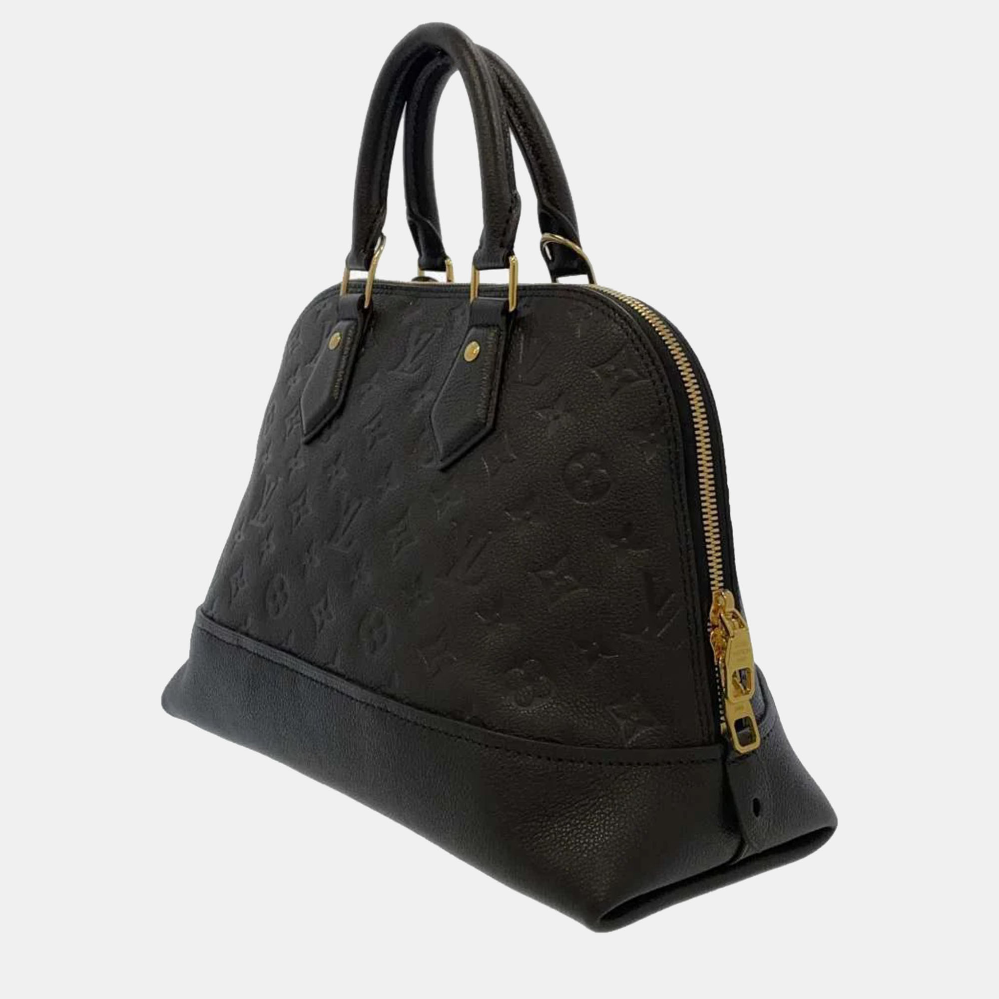 

Louis Vuitton Black Monogram Empreinte Leather Neo Alma PM Bag