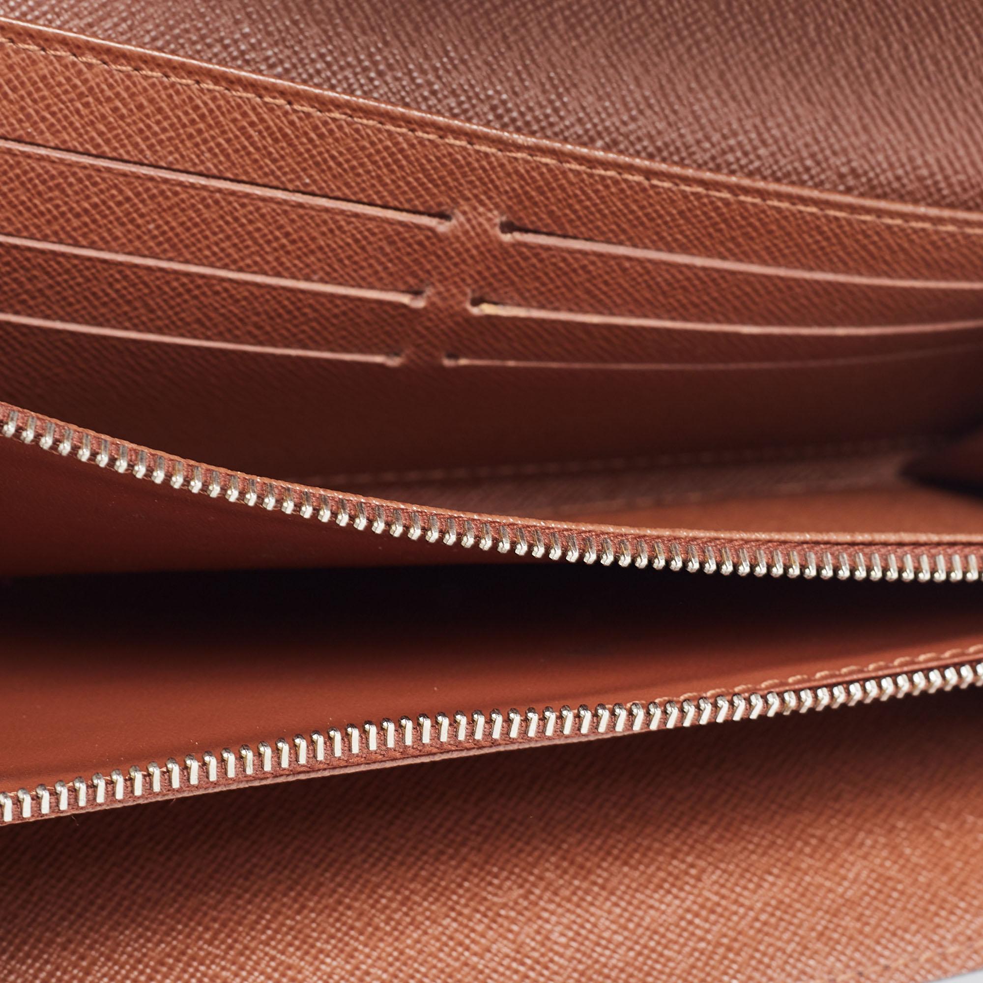 

Louis Vuitton Monogram Canvas Sarah Wallet, Brown