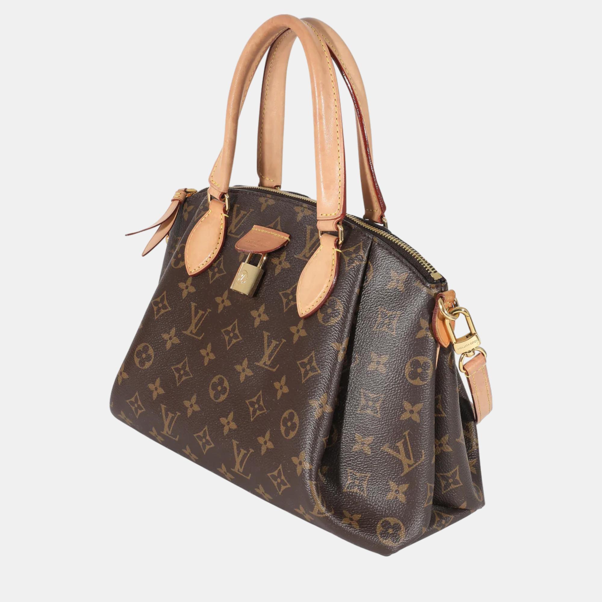 

Louis Vuitton Brown Monogram Canvas Rivoli PM Tote Bag