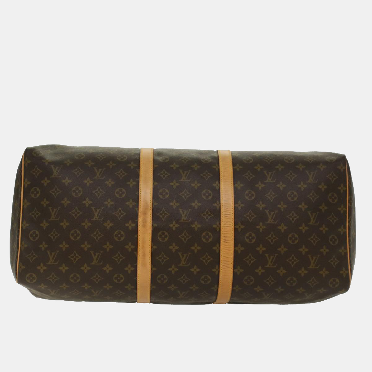 

Louis Vuitton Brown Canvas Monogram Keepall 60 Duffel Bag
