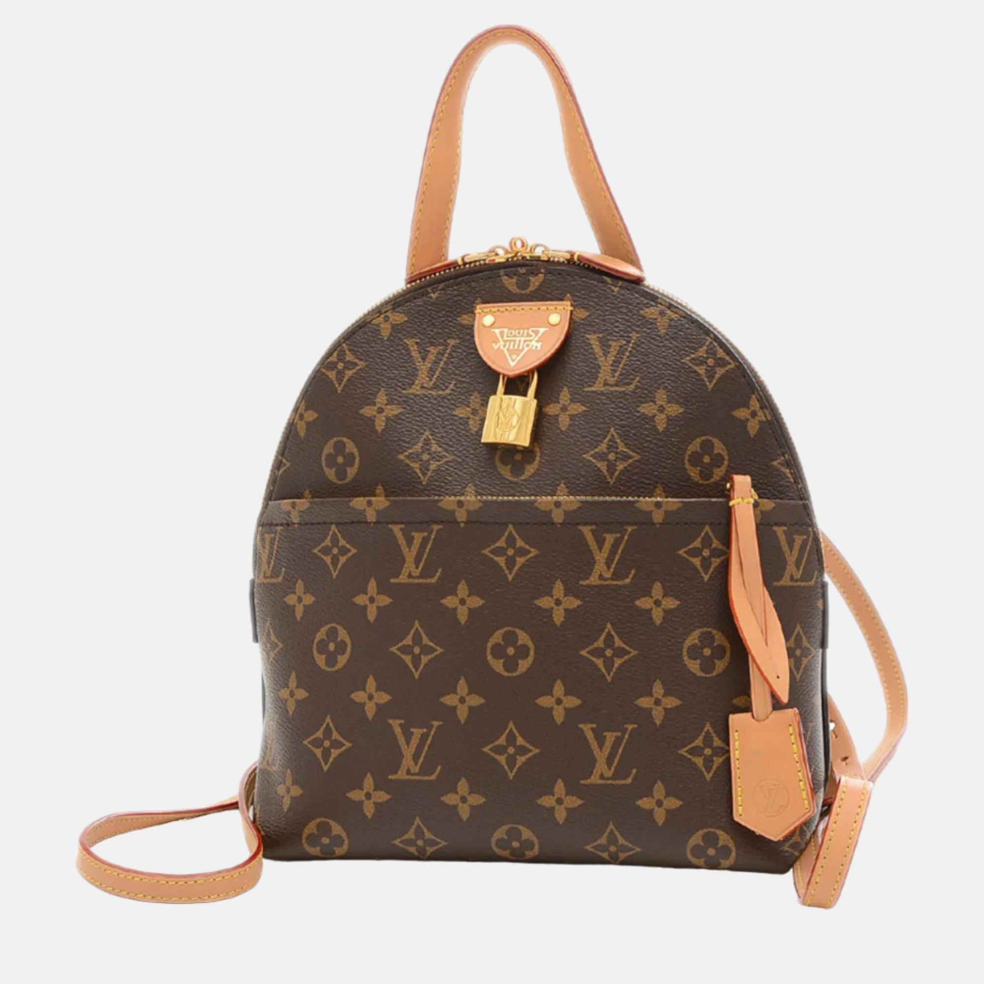Order Louis Vuitton Style Women Backpack Dark Brown - 1885-2