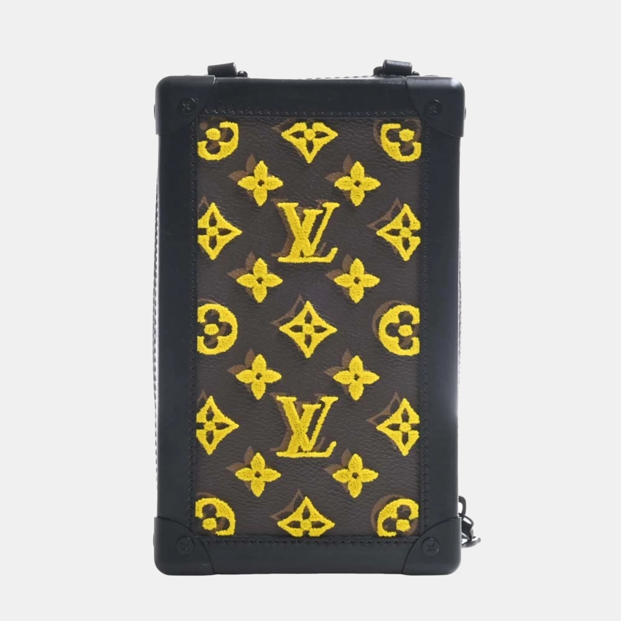 

Louis Vuitton Brown Monogram Tuffetage Canvas Vertical Soft Trunk