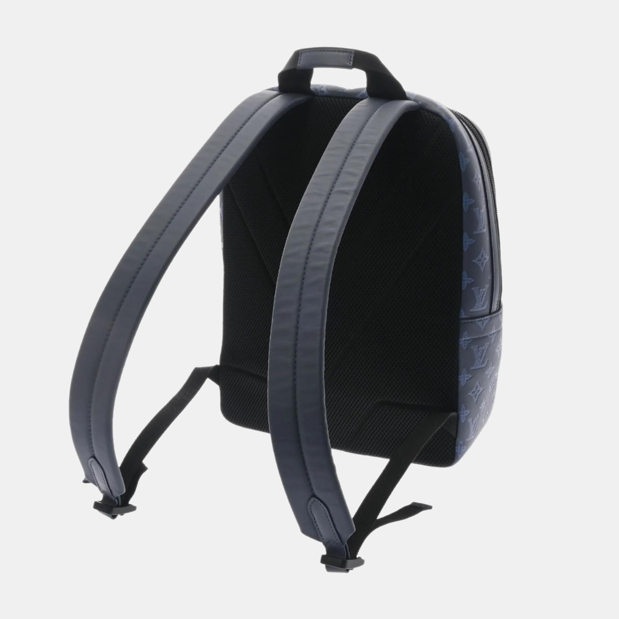 

Louis Vuitton Black/Blue Monogram Leather Shadow Splinter Backpack