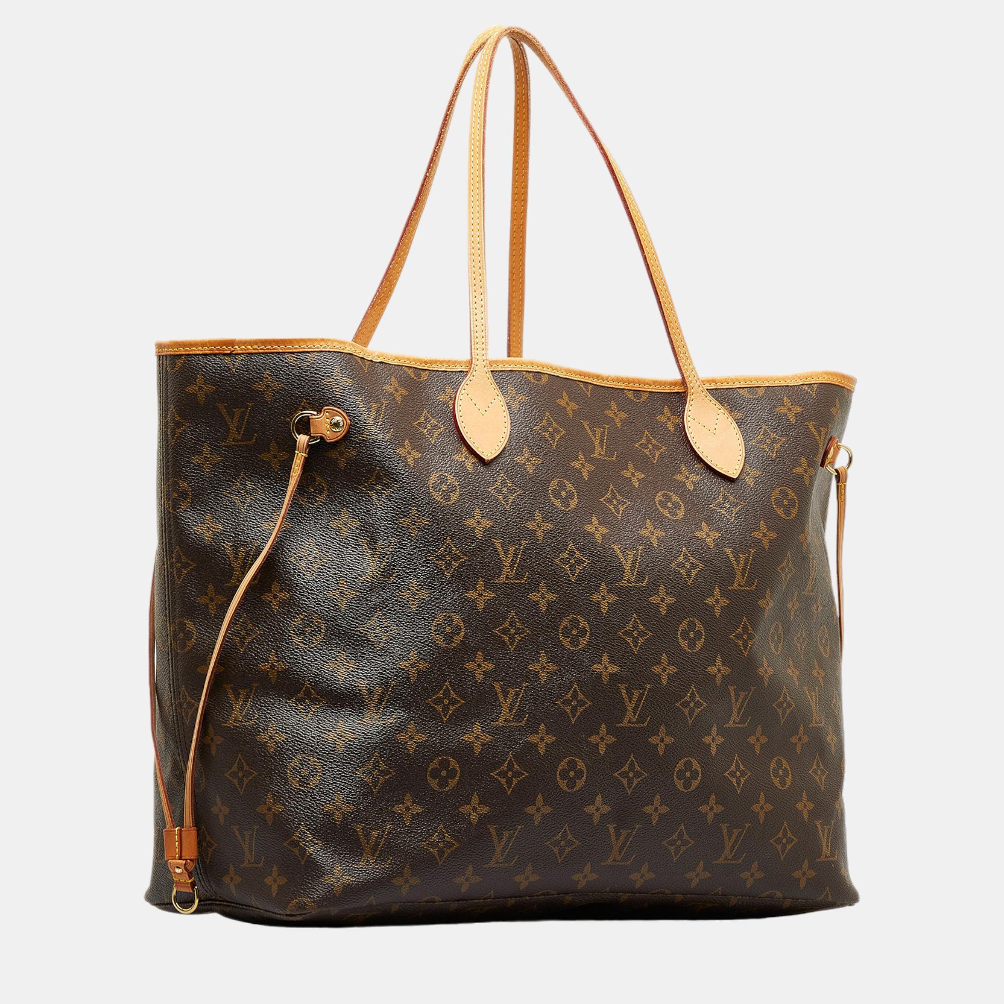 

Louis Vuitton Brown Monogram Neverfull GM