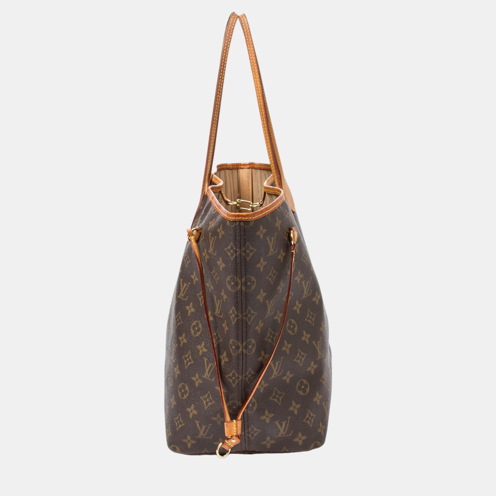

Louis Vuitton Brown Monogram Neverfull GM
