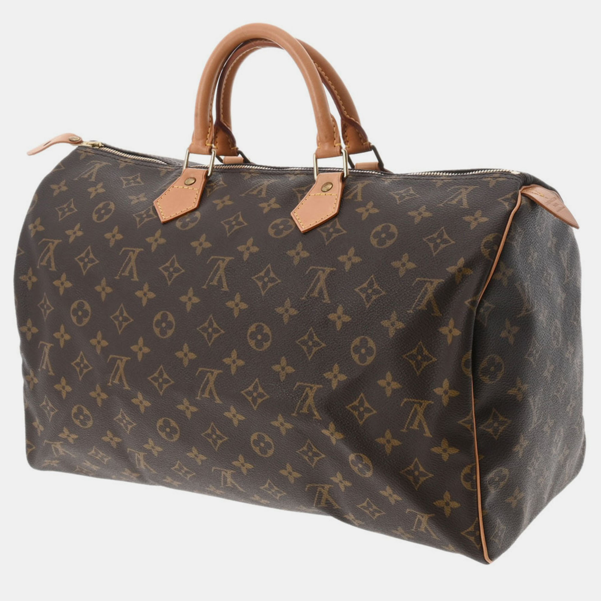 

Louis Vuitton Brown Monogram Canvas Speedy 40 Satchel