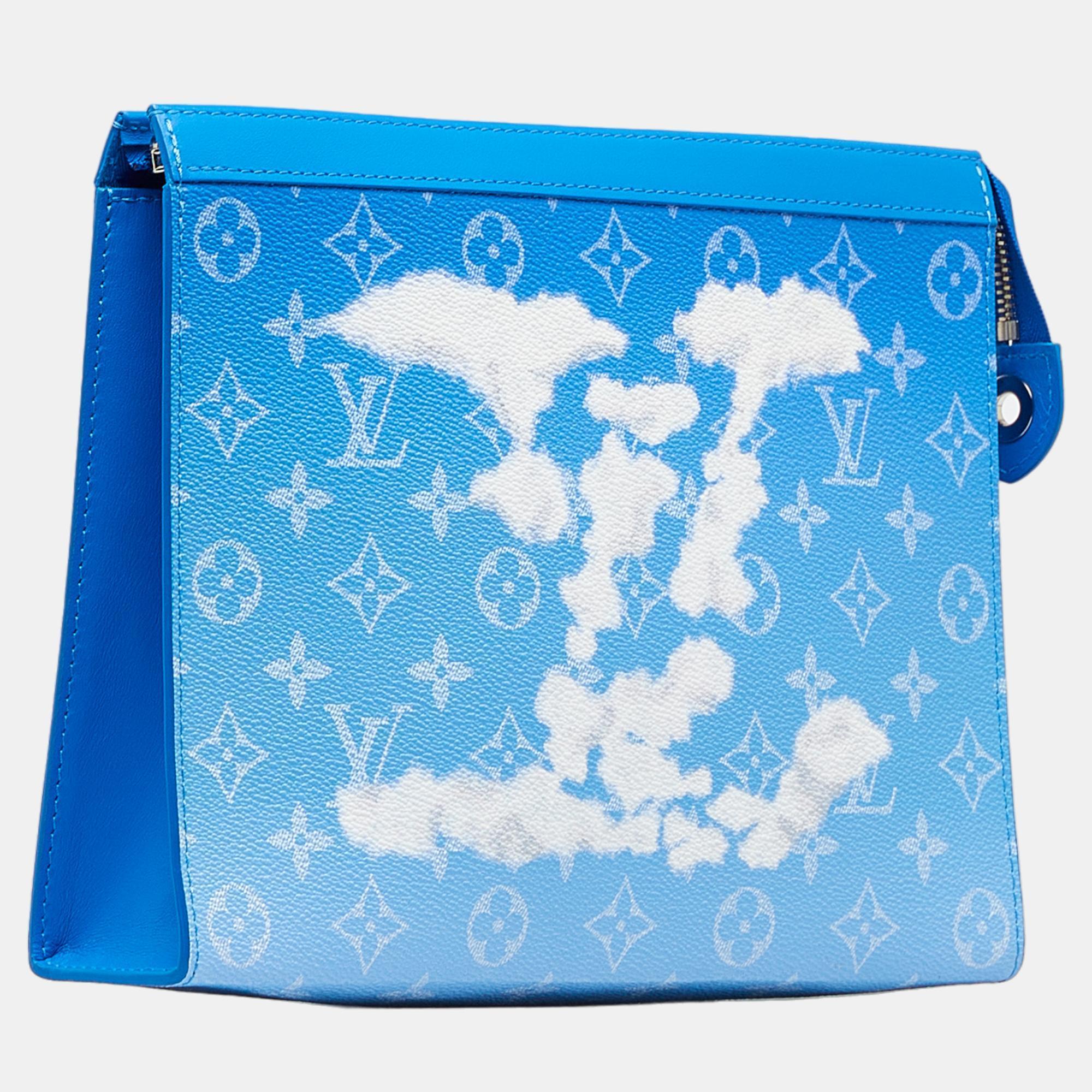 

Louis Vuitton Blue Monogram Cloud Pochette Voyage