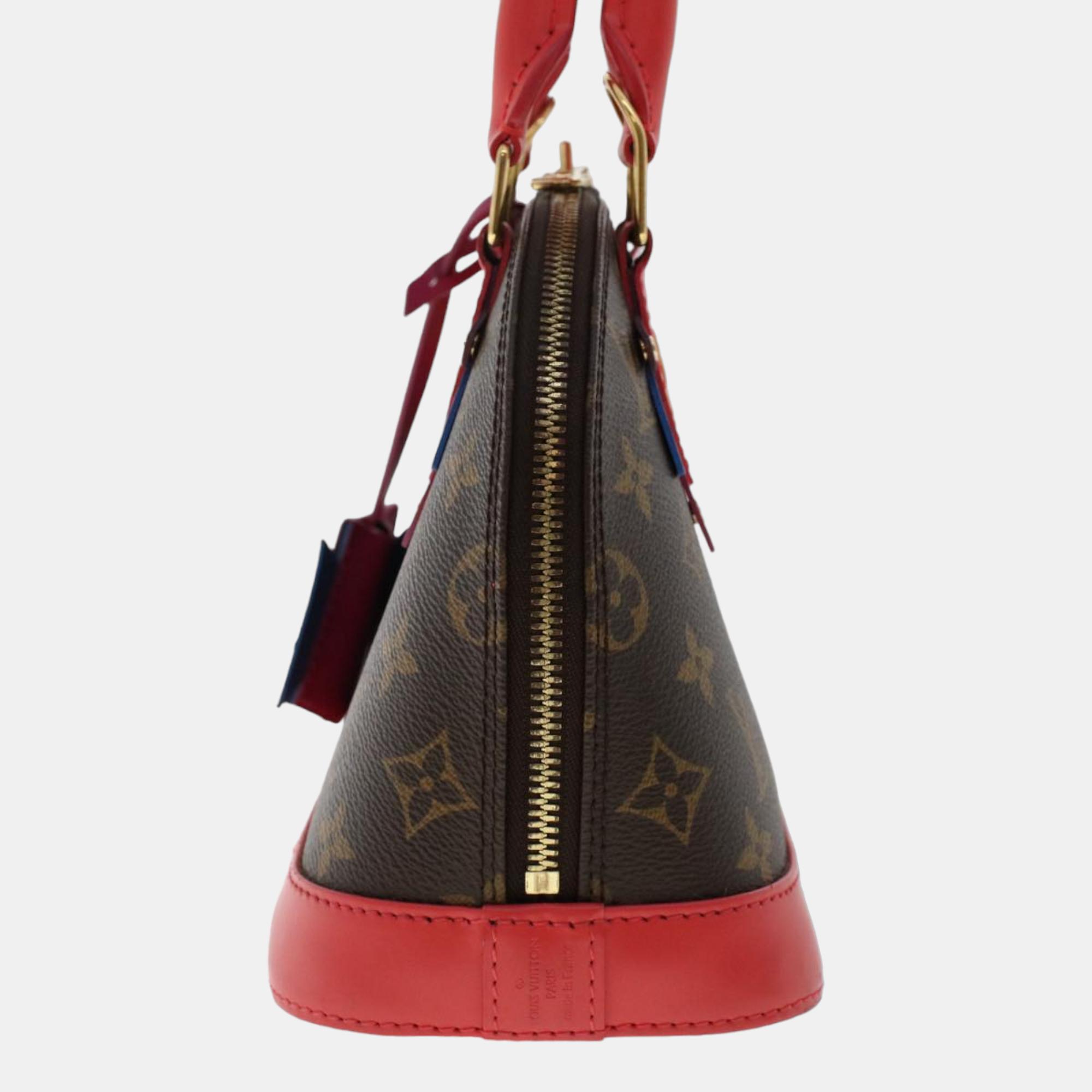 

Louis Vuitton Brown Canvas Alma BB handbag