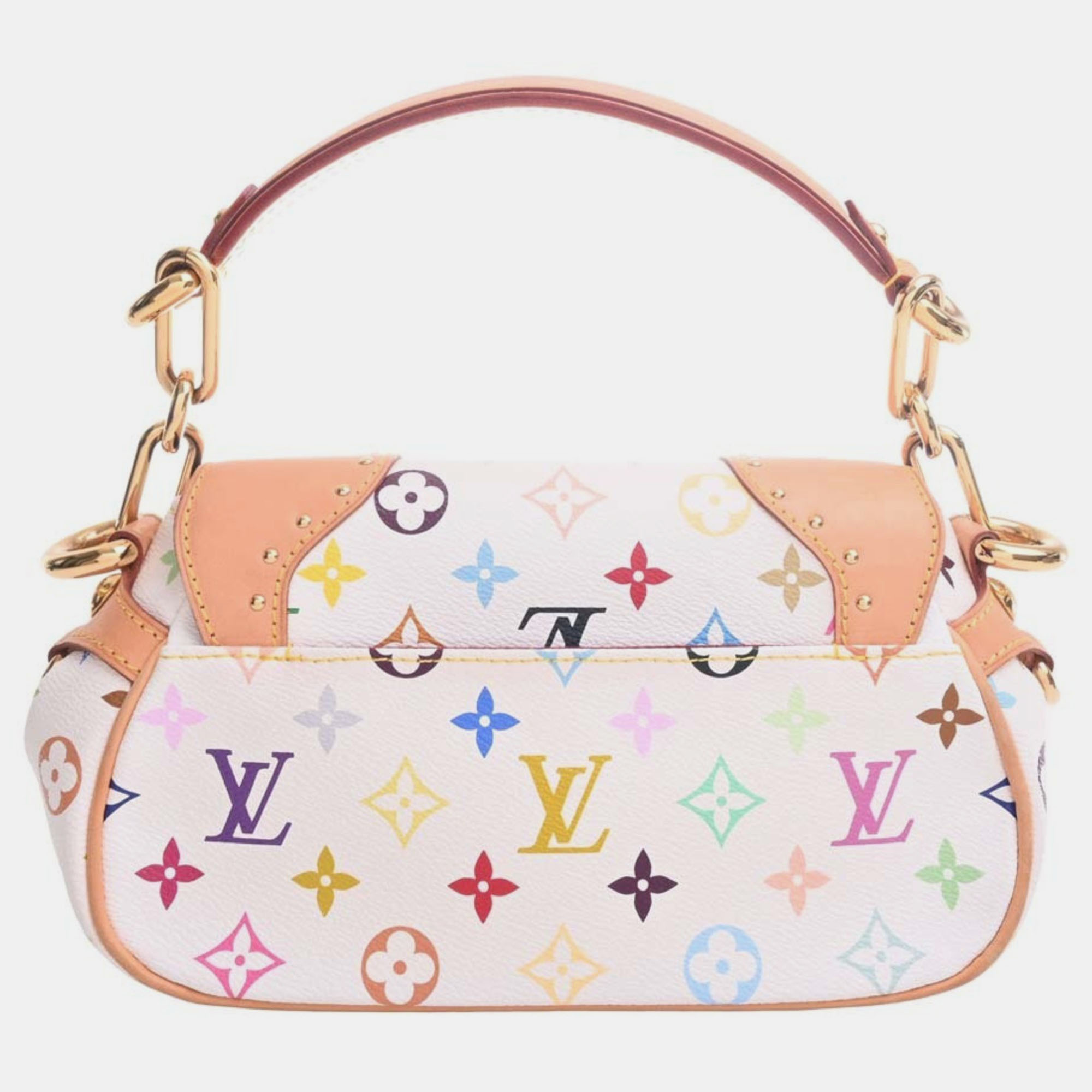 

Louis Vuitton White Monogram Multicolore Canvas Marilyn Shoulder Bag