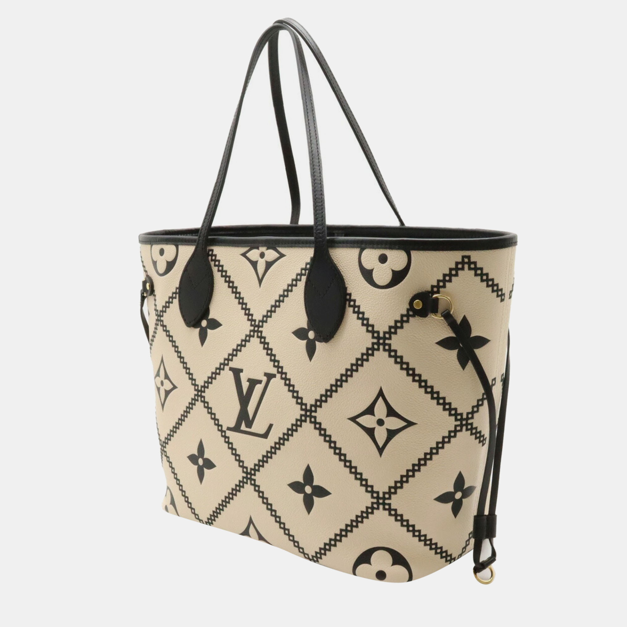

Louis Vuitton Beige Leather Monogram Empreinte Broderies Neverfull MM Tote Bag