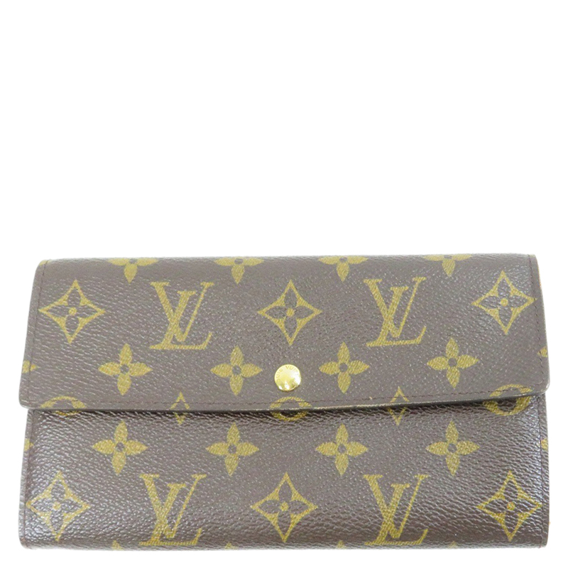 Louis Vuitton Monogram Canvas Sarah Continental Wallet