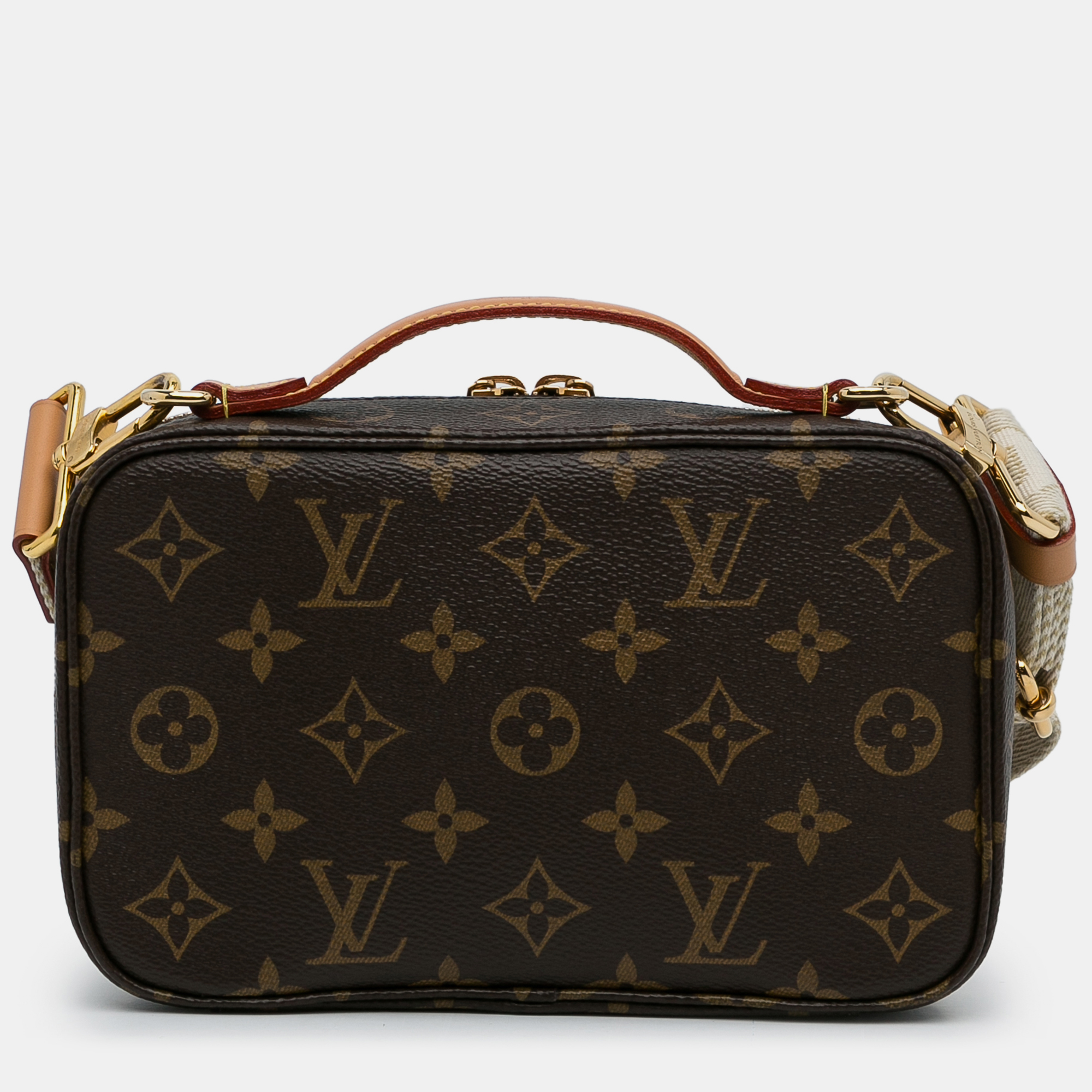 

Louis Vuitton Monogram Utility Satchel, Brown