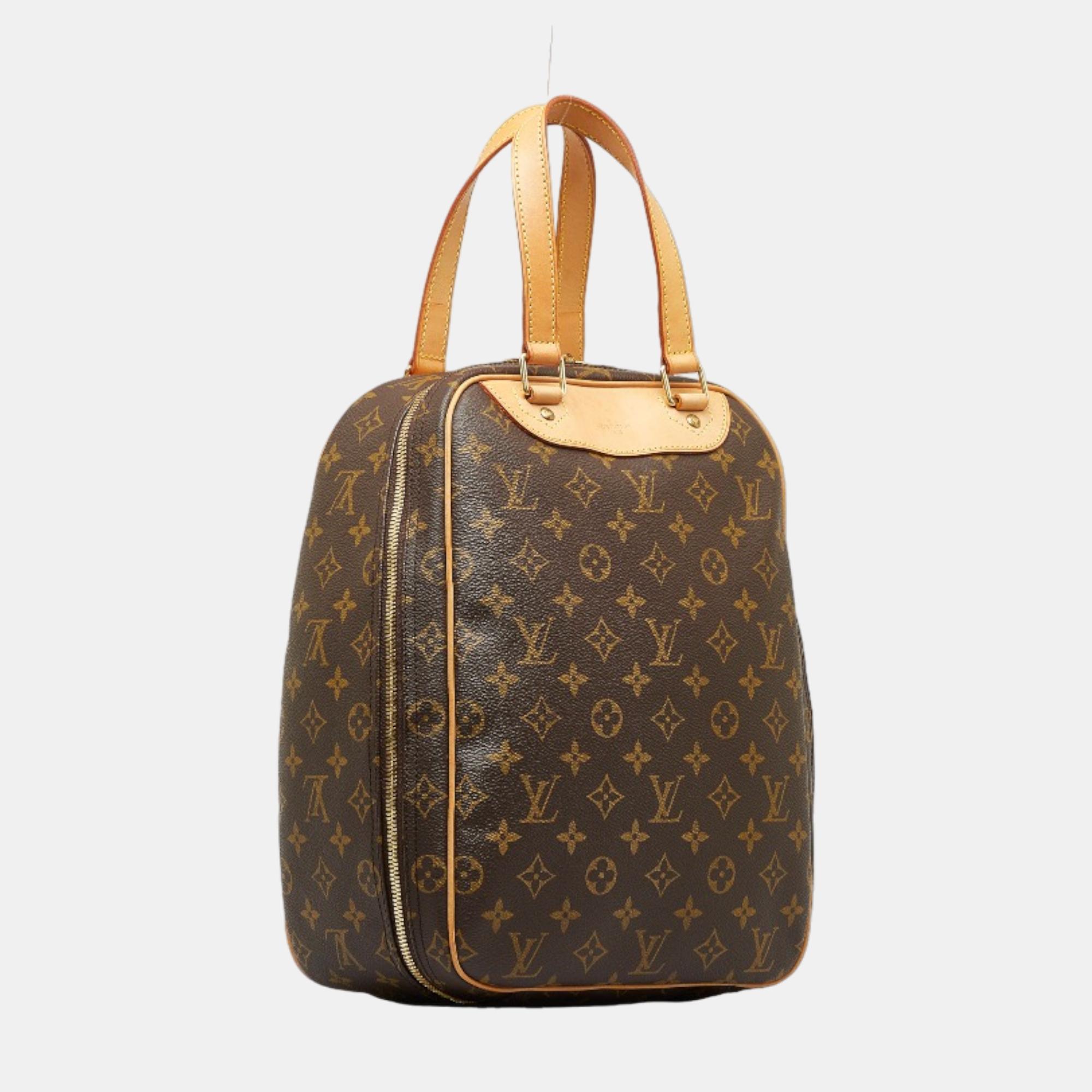 

Louis Vuitton Brown Canvas Monogram Excursion Handbag