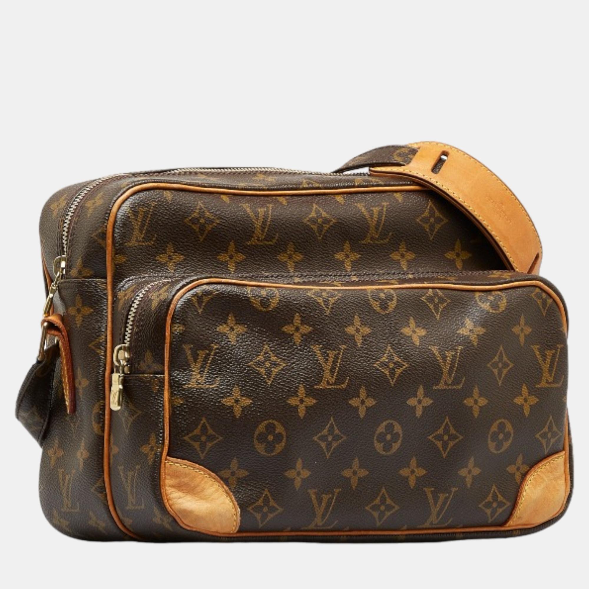 

Louis Vuitton Brown Canvas Monogram Nile Bag Crossbody Bag