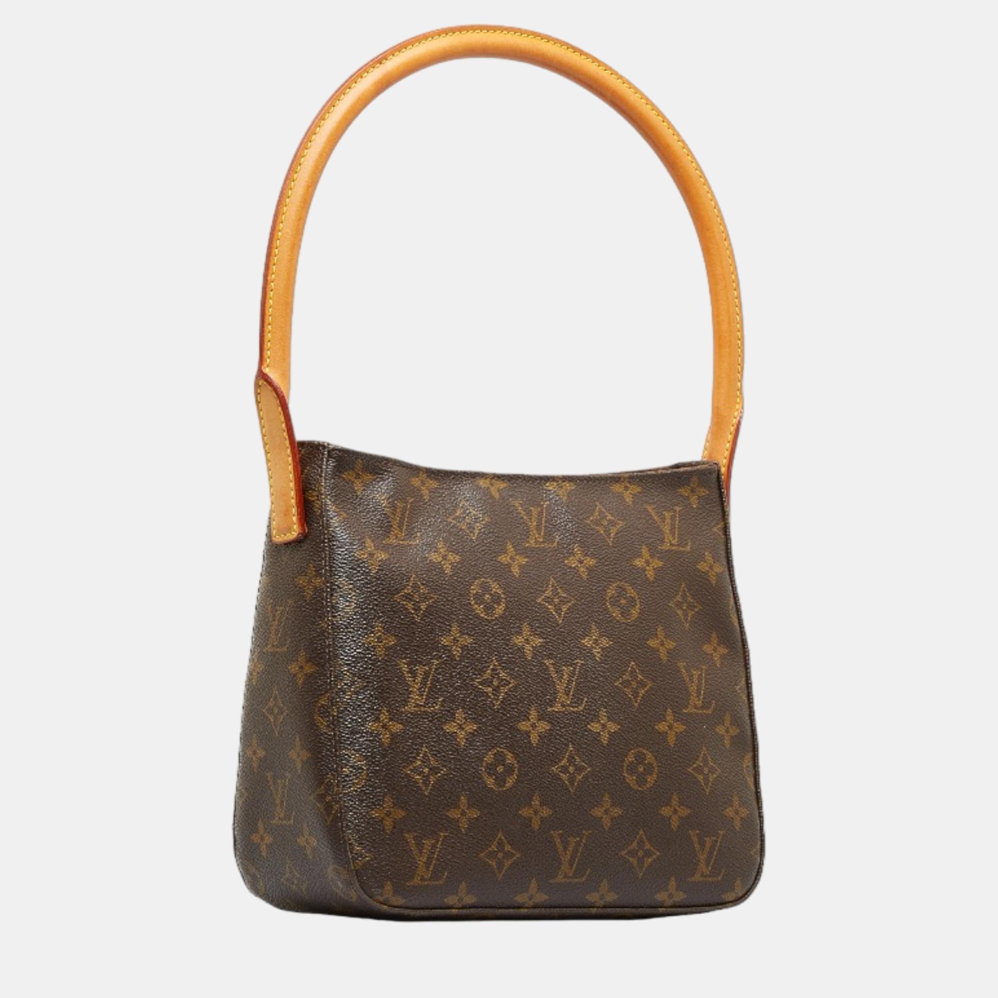 

Louis Vuitton Brown Canvas Monogram Looping MM Shoulder Bag