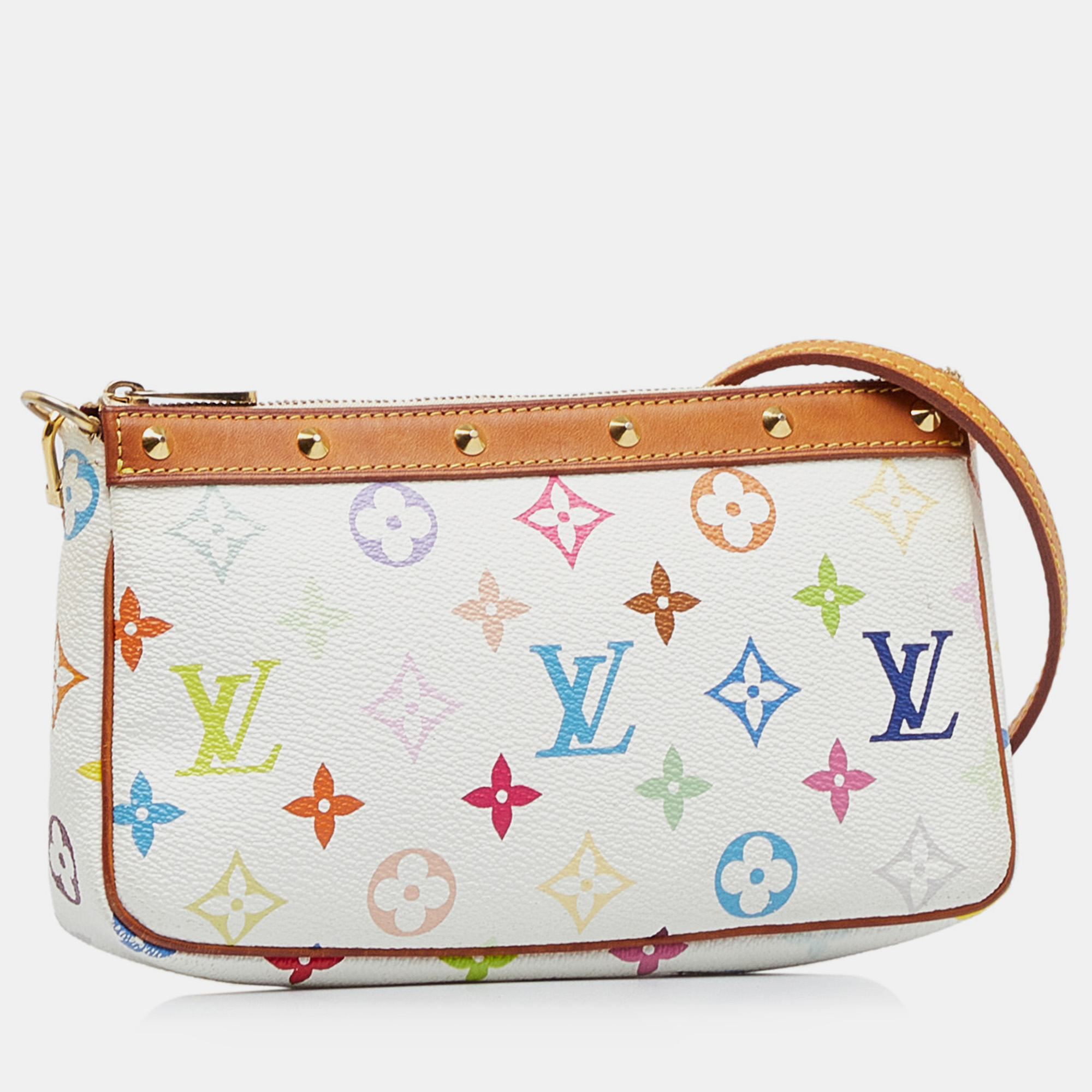 

Louis Vuitton Monogram Multicolore Pochette Accessoires, White