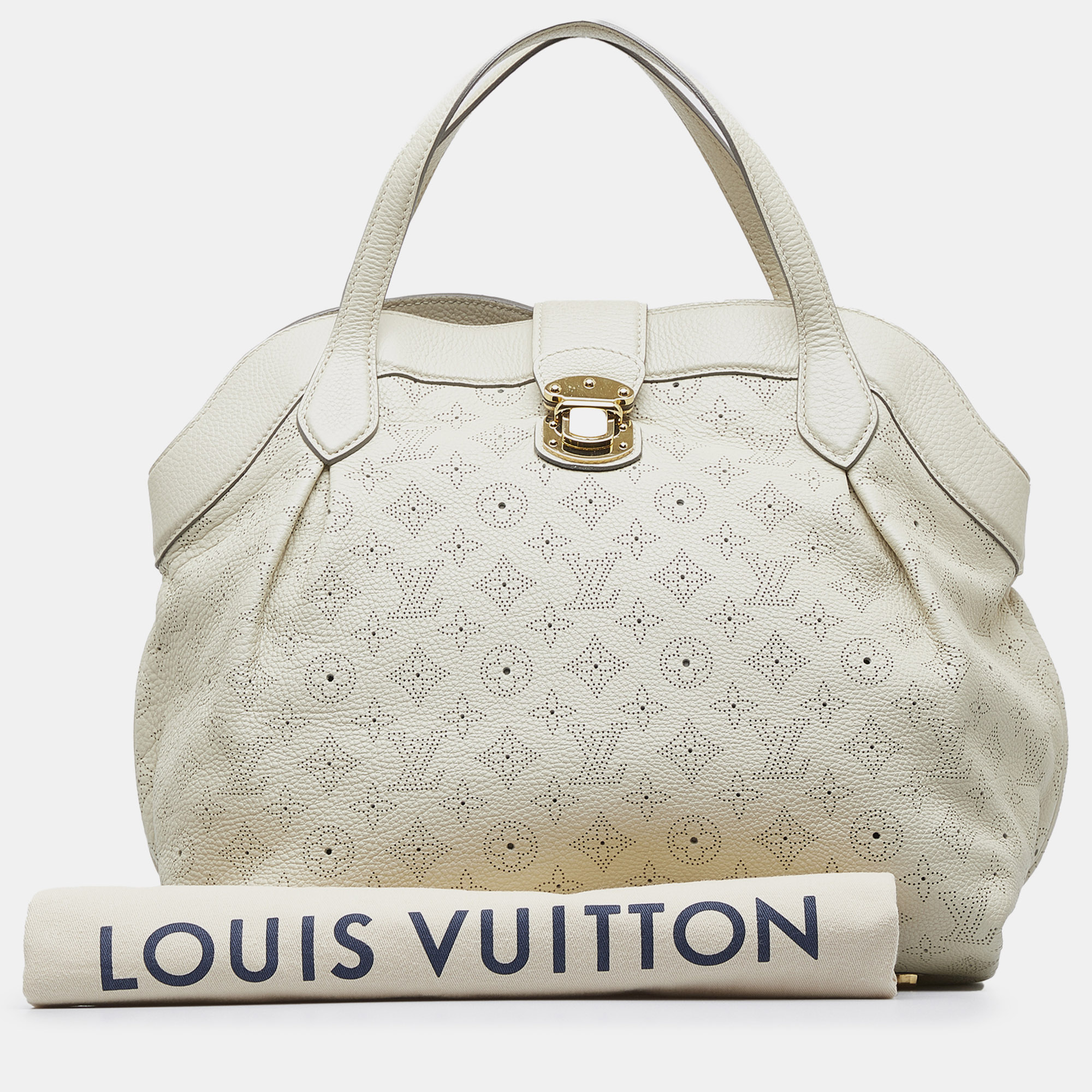 Louis Vuitton Off-White Monogram Mahina Cirrus PM Bag