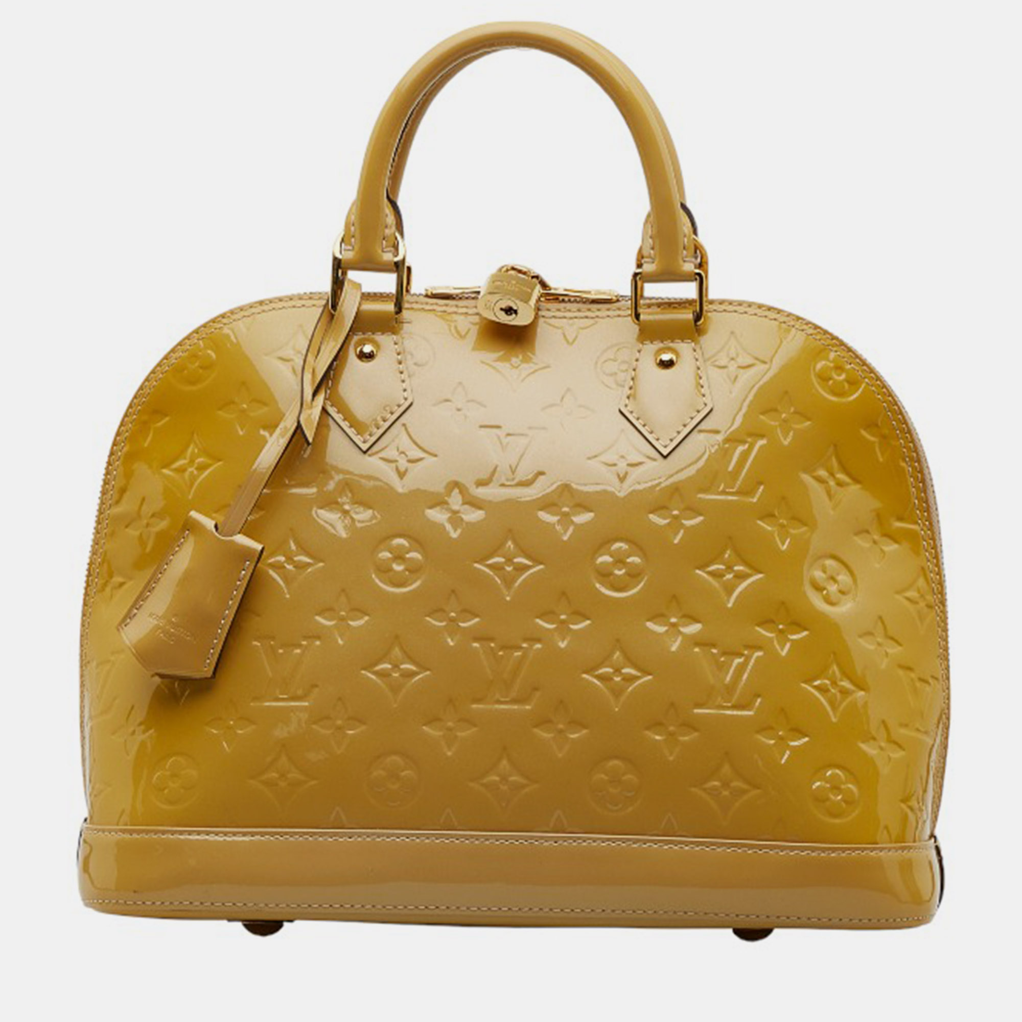 Louis Vuitton Vert Impression Monogram Vernis Alma PM Bag Louis Vuitton