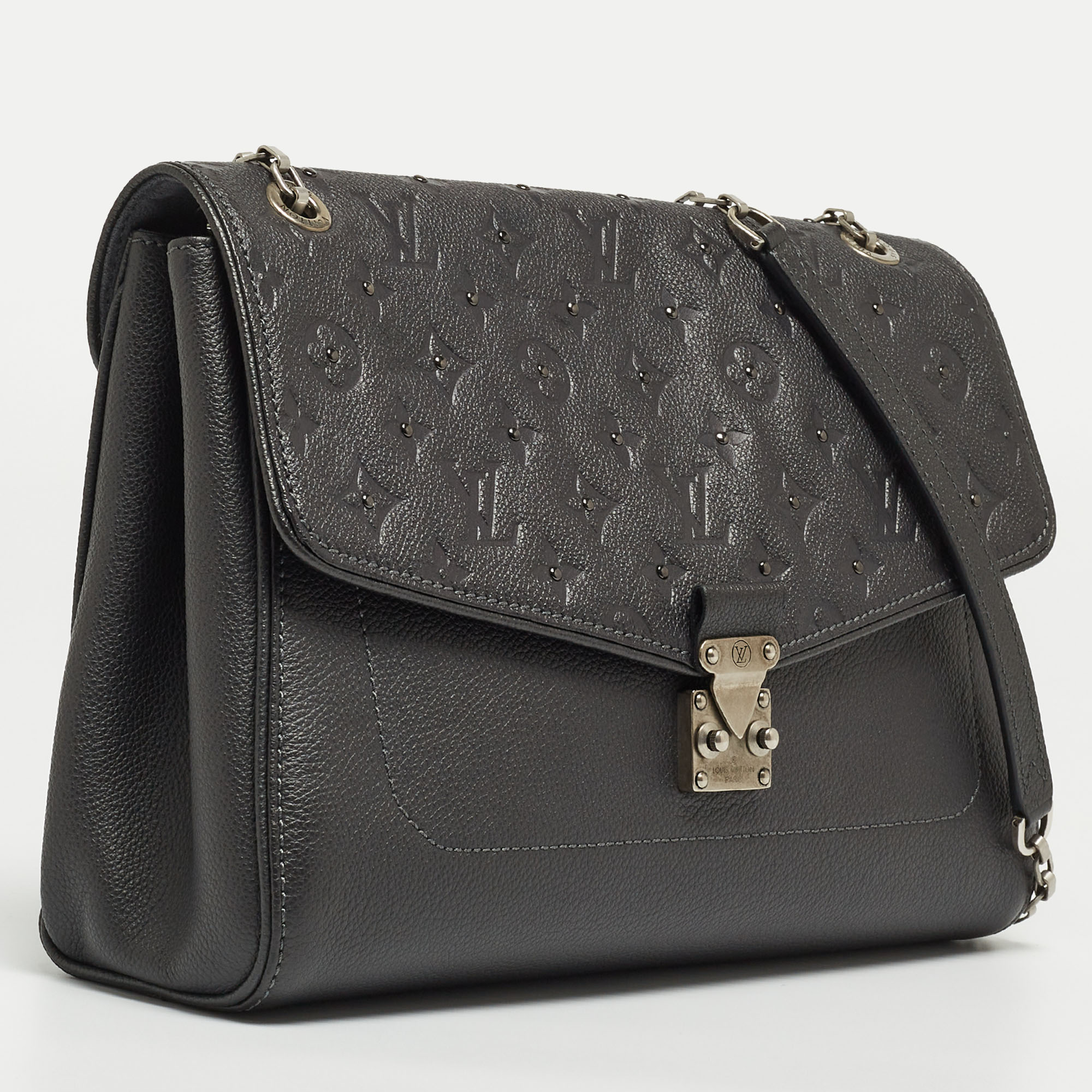 Louis Vuitton Platine Monogram Empreinte Leather Studded St