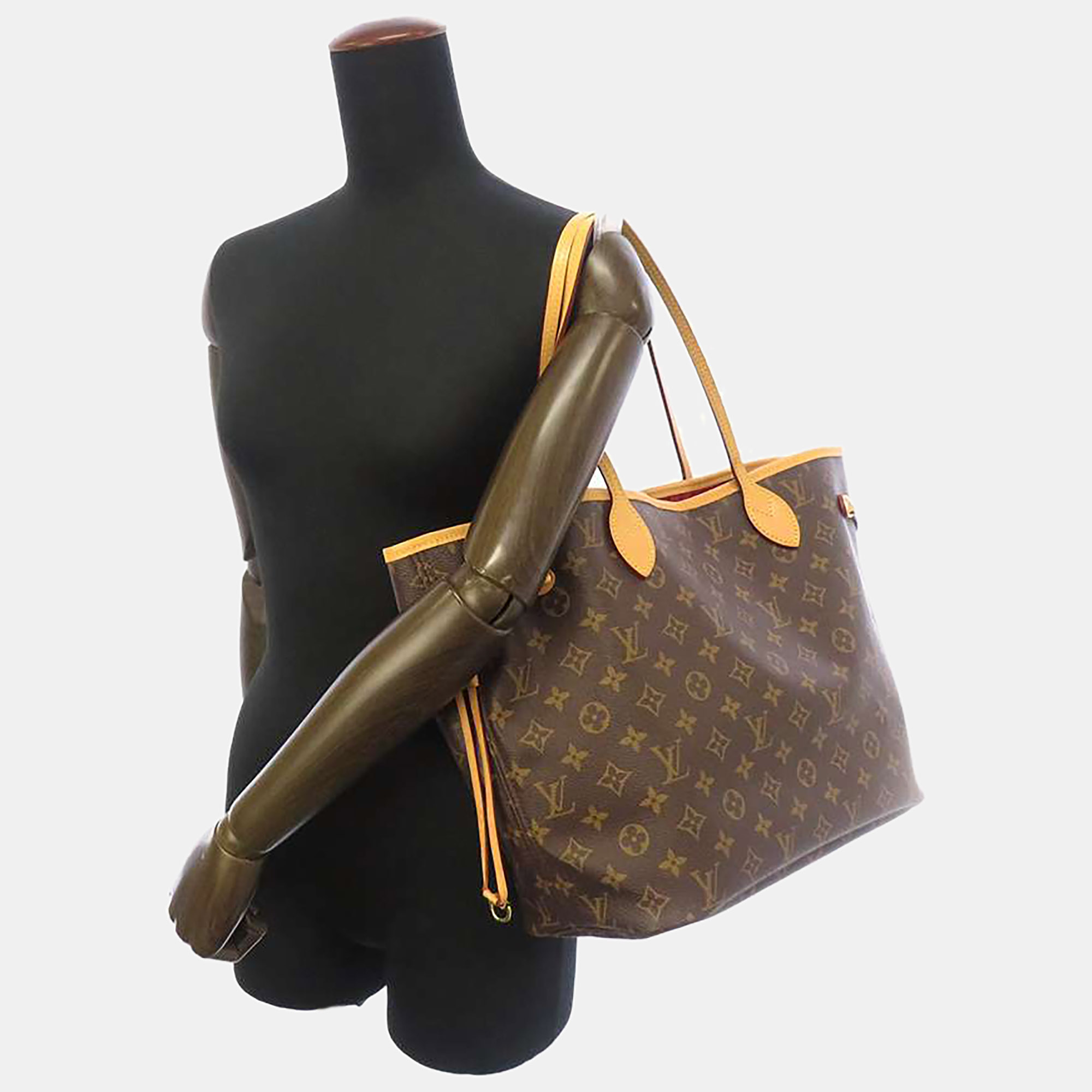 

Louis Vuitton Monogram Neverfull MM Bag, Brown