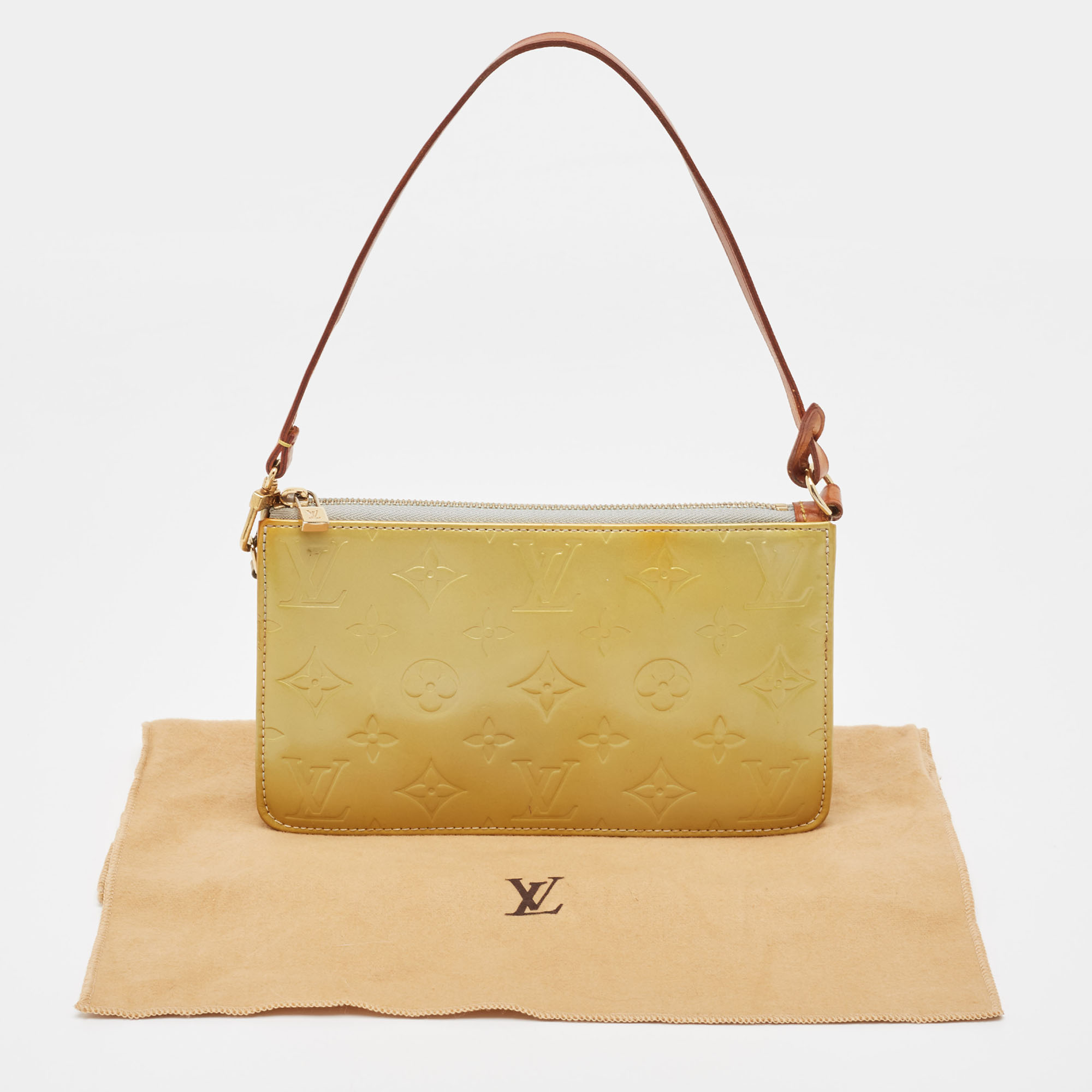 Louis Vuitton Rose Gold Monogram Vernis Mini Pochette Accessoires Louis  Vuitton | The Luxury Closet