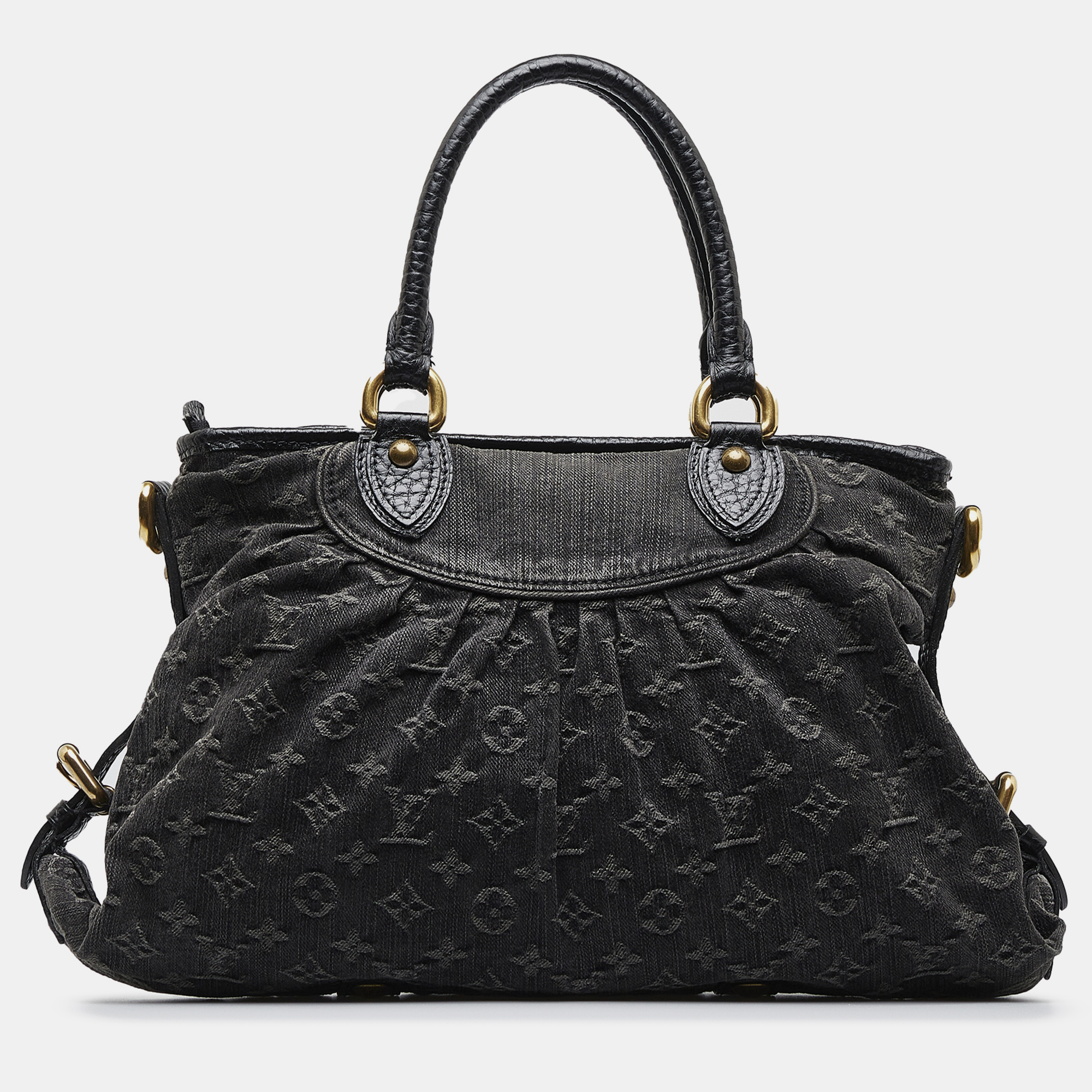 

Louis Vuitton Monogram Denim Neo Cabby MM, Black