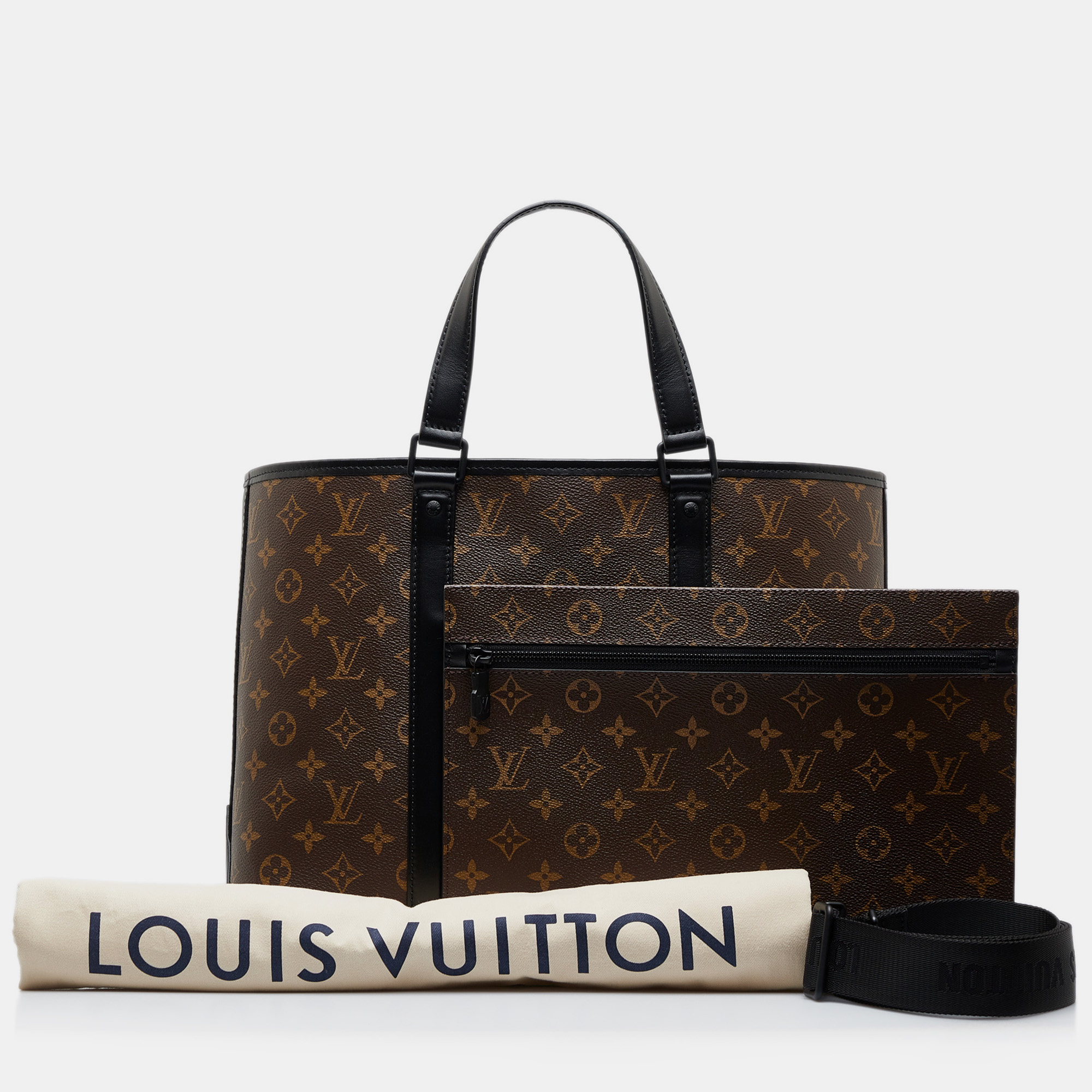 Louis Vuitton Monogram Macassar Weekend Tote PM